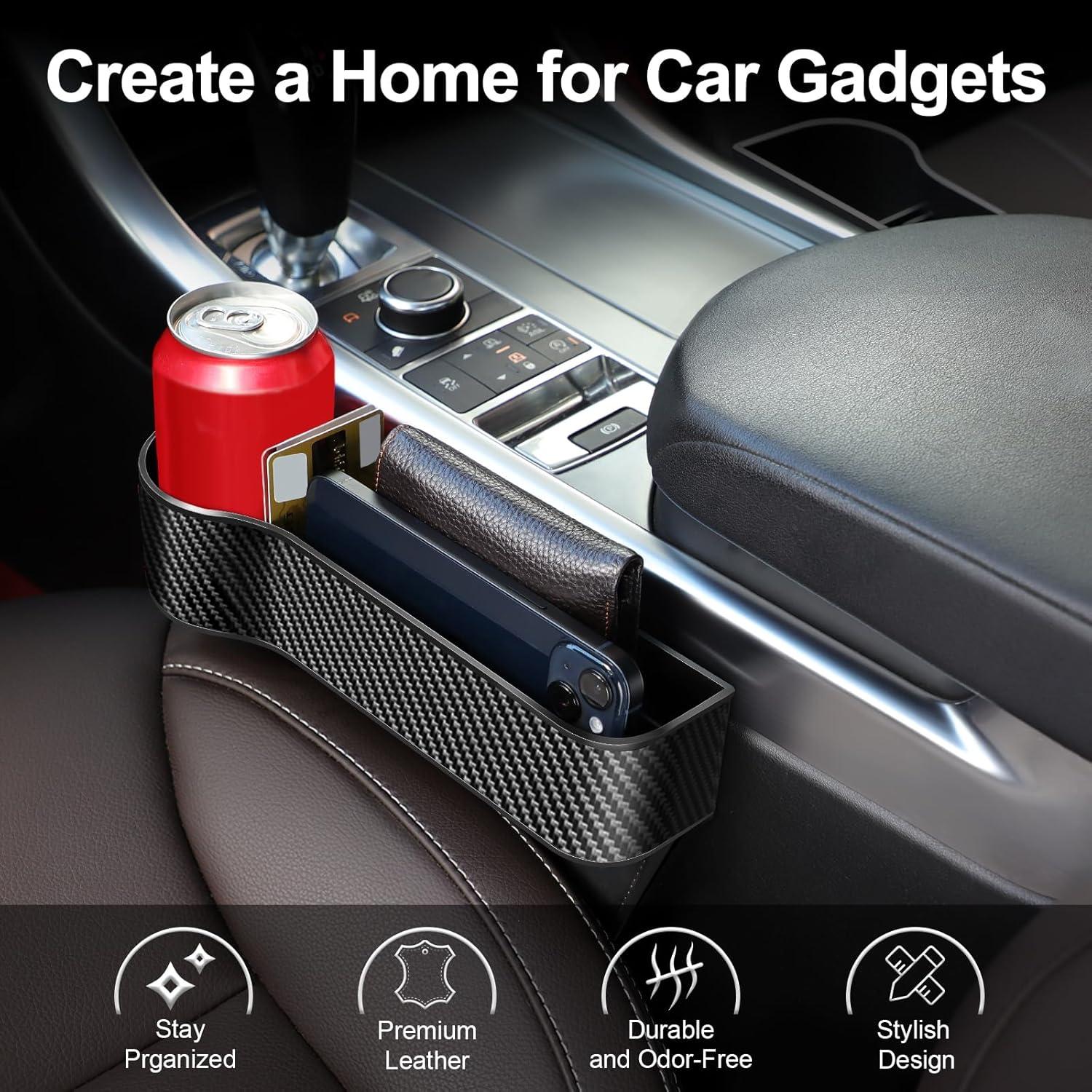 Organizador de Relleno de Espacio entre Asientos LEYACS Negro