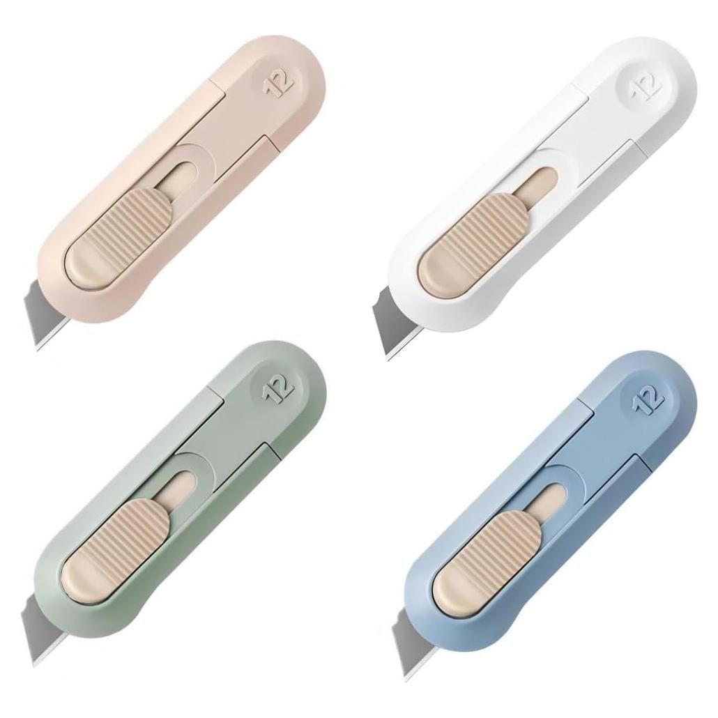 Cuchillo de Utilidad Genérico 4 Piezas SK5 Retráctil