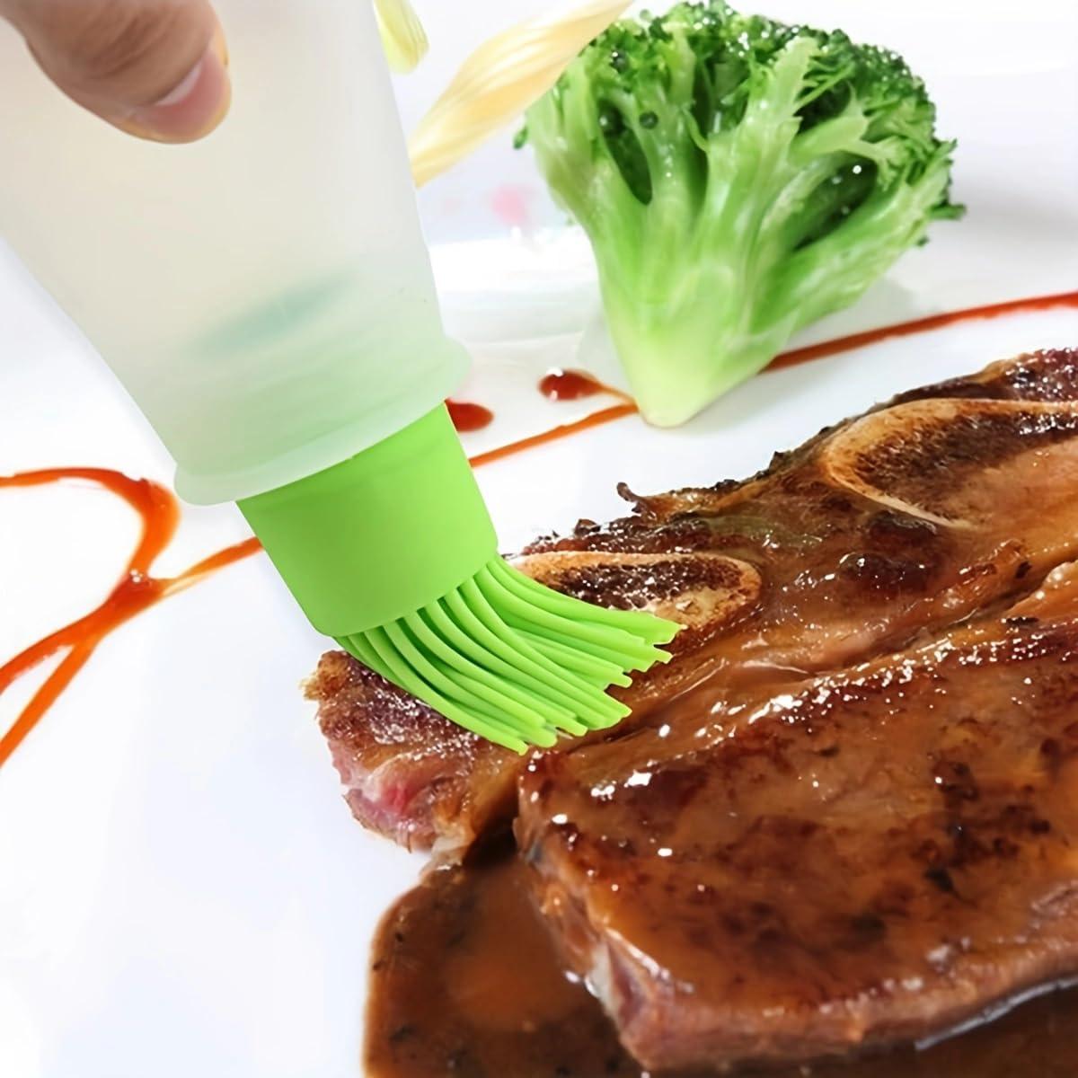 Juego de Brochas de Silicona Moritic con Botellas de Compresión