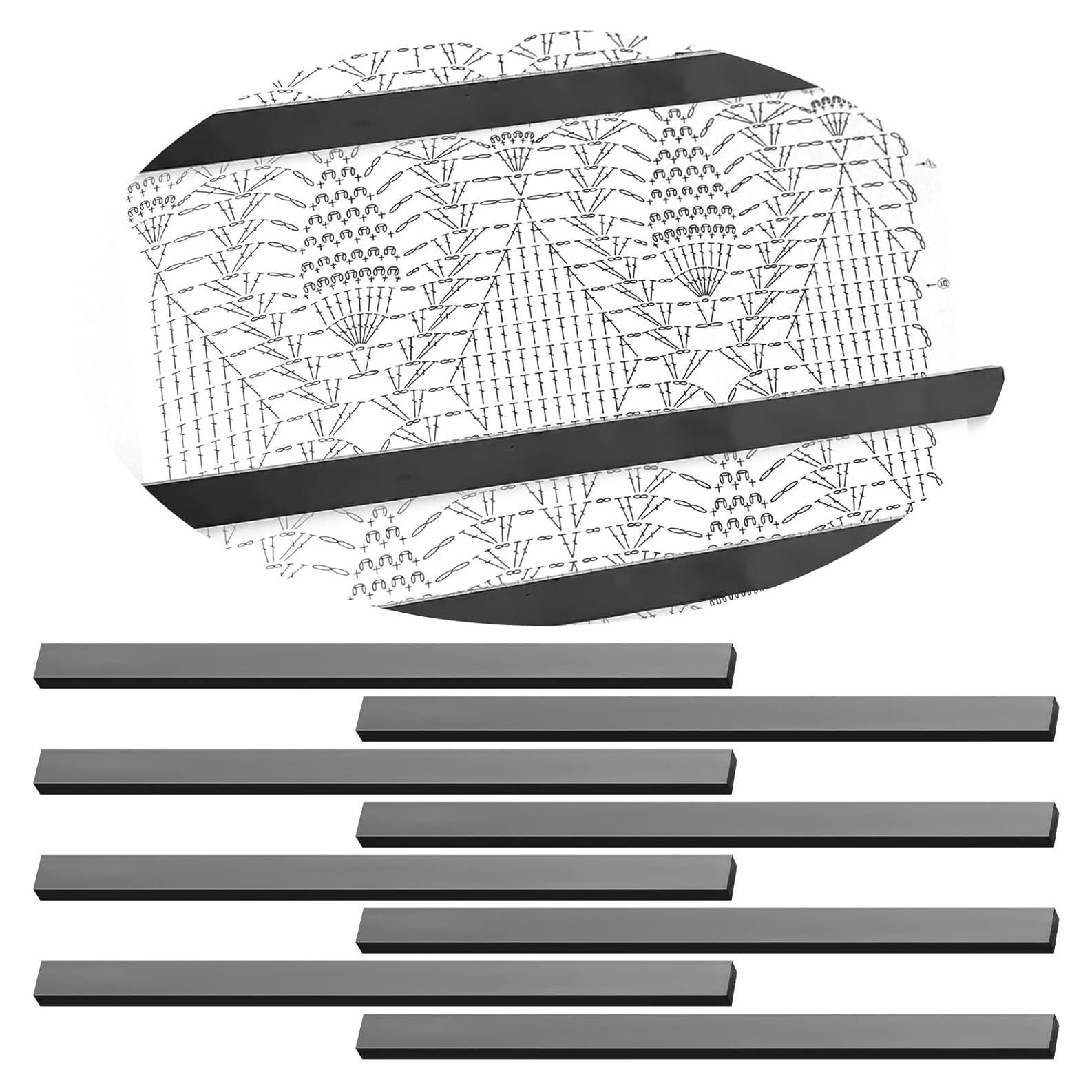 Conjunto de 8 Imanes para Tejer Flutesan - Tamaño Grande