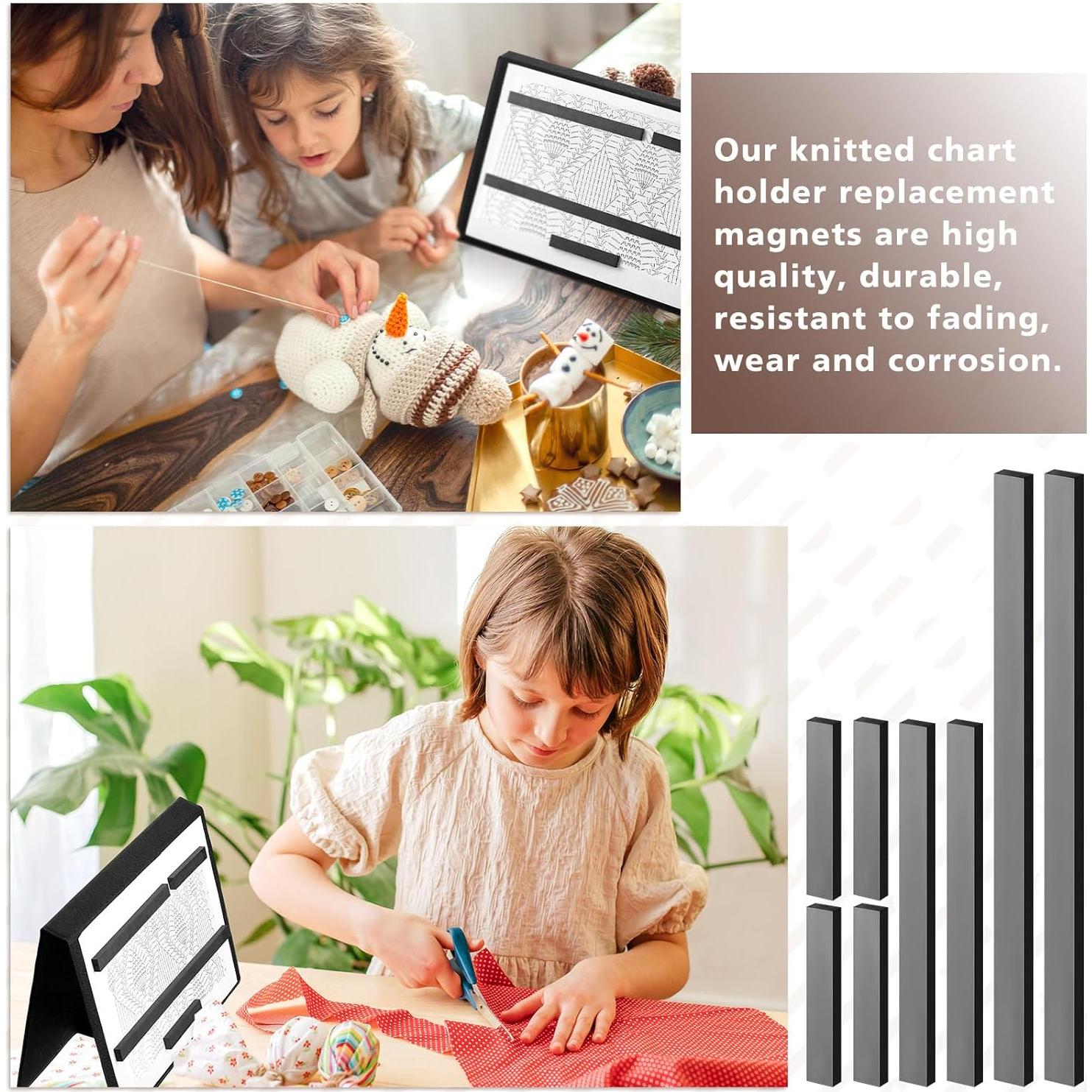 Conjunto de 8 Imanes para Tejer Flutesan - Tamaño Grande