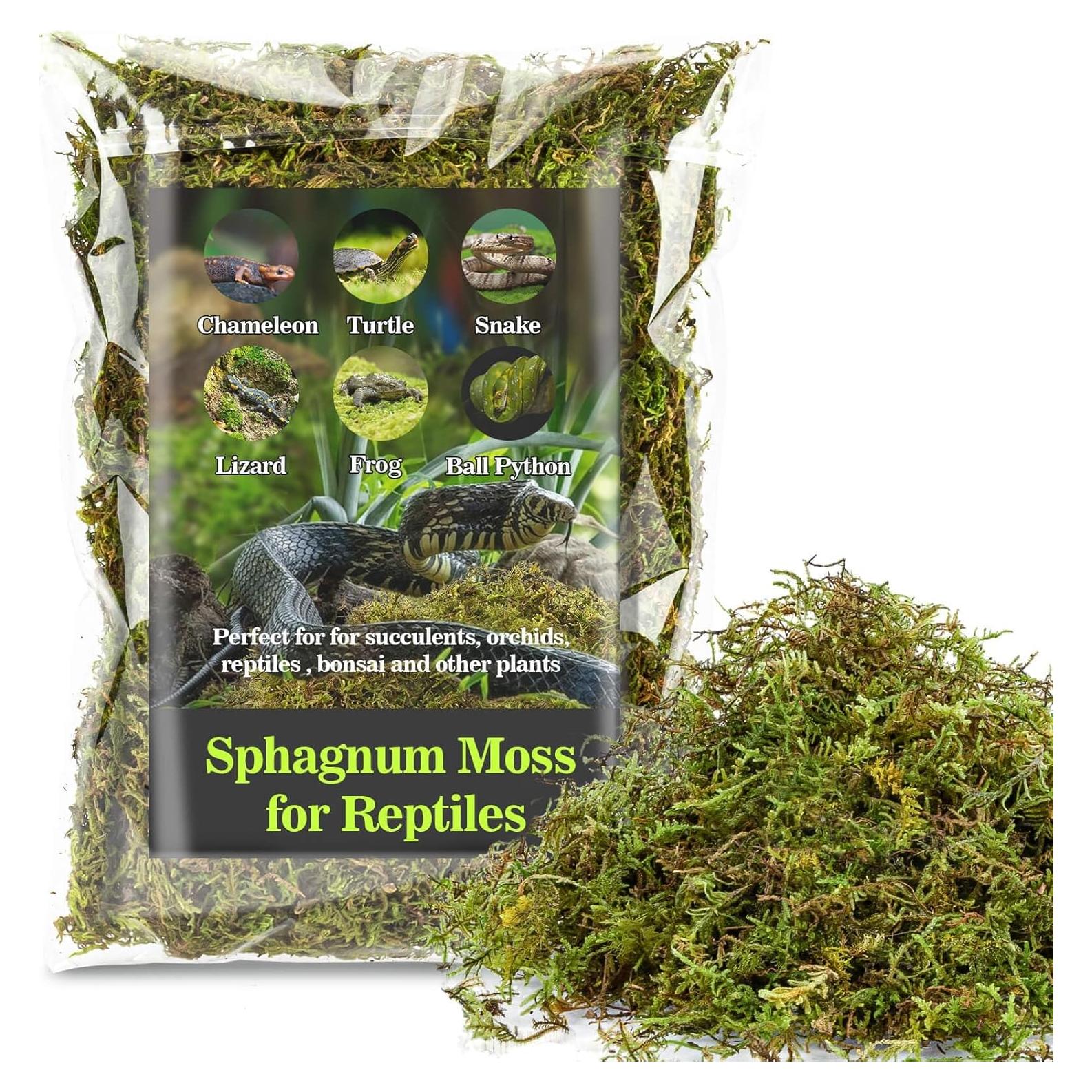 Musgo de Esfagno Sukh para Reptiles - 141.75 g de Turba
