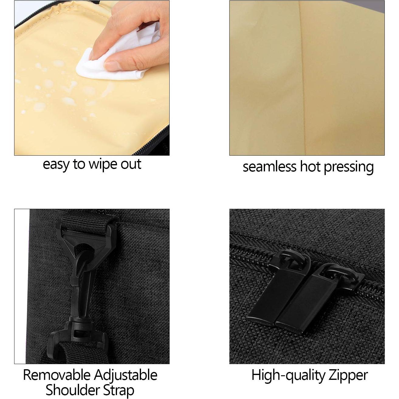 Bolsa Enfriadora de Leche Materna Teamoy Negra para 6 Biberones