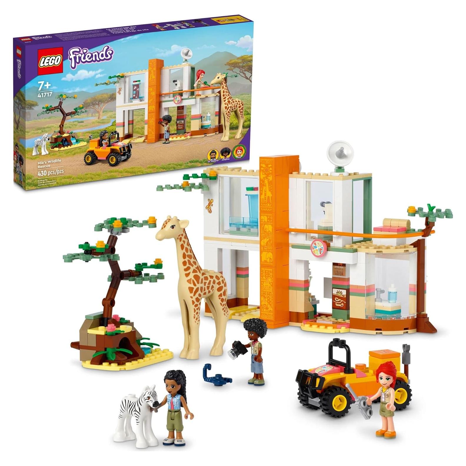 LEGO Friends Rescate de Vida Silvestre 41717 con Animales y Mini Muñecas