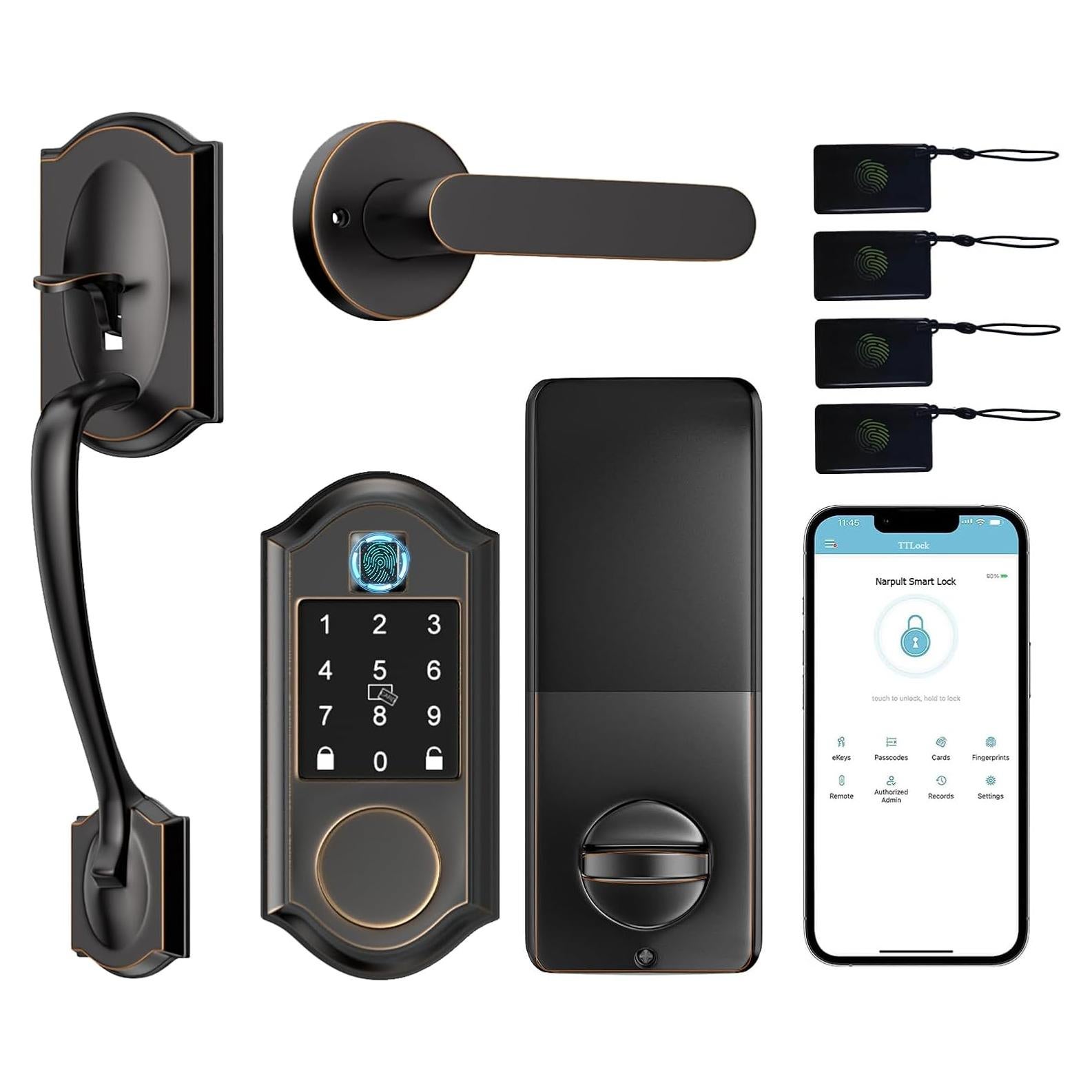 Cerradura Inteligente Narpult Smart con Huella Dactilar