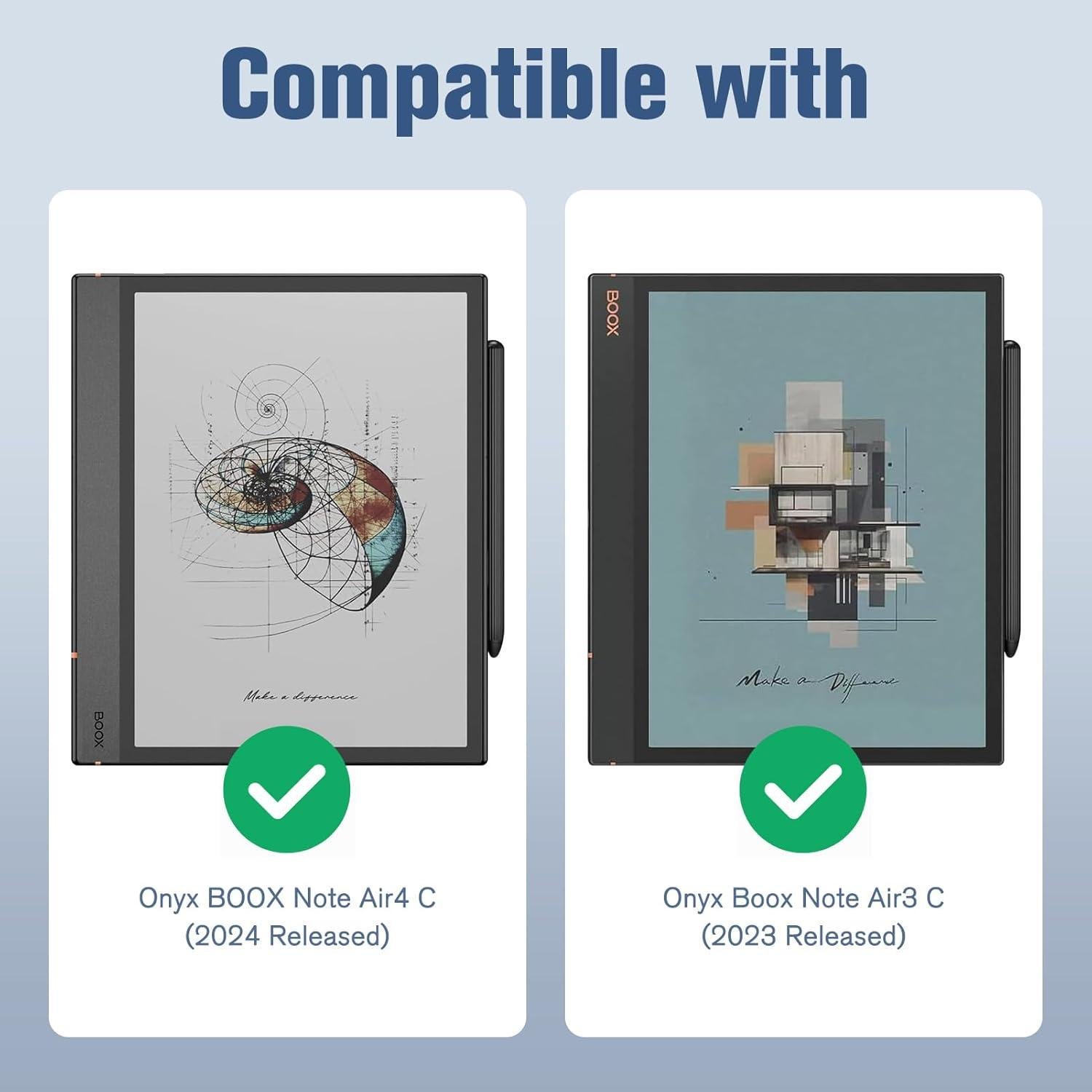 Funda Fintie para eReader 10.3" Boox Note Air4 C Negra