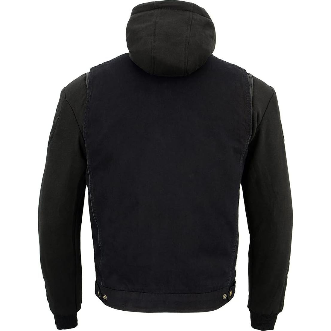 Chaleco de mezclilla negro 5-en-1 Milwaukee Leather MDM3020