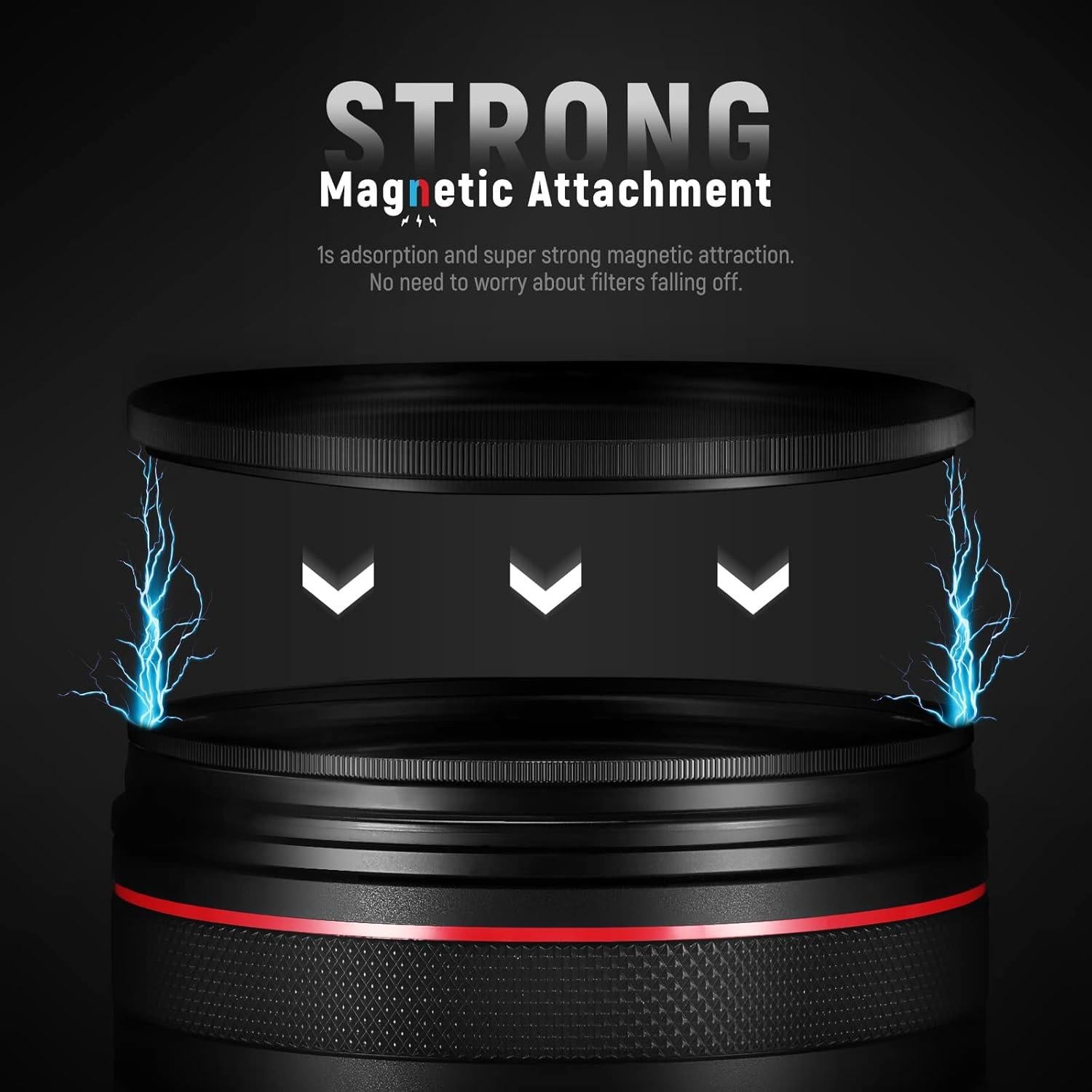 Filtro Magnético NEEWER 58mm 5 en 1 con Difusión y ND