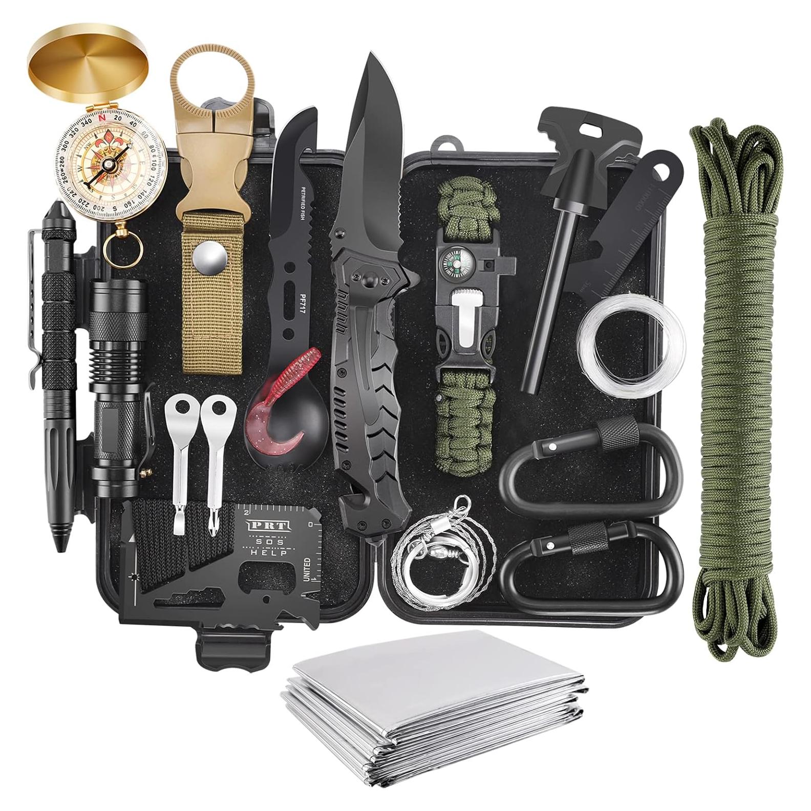 Kit de Supervivencia 22 en 1 Verifygear para Emergencias