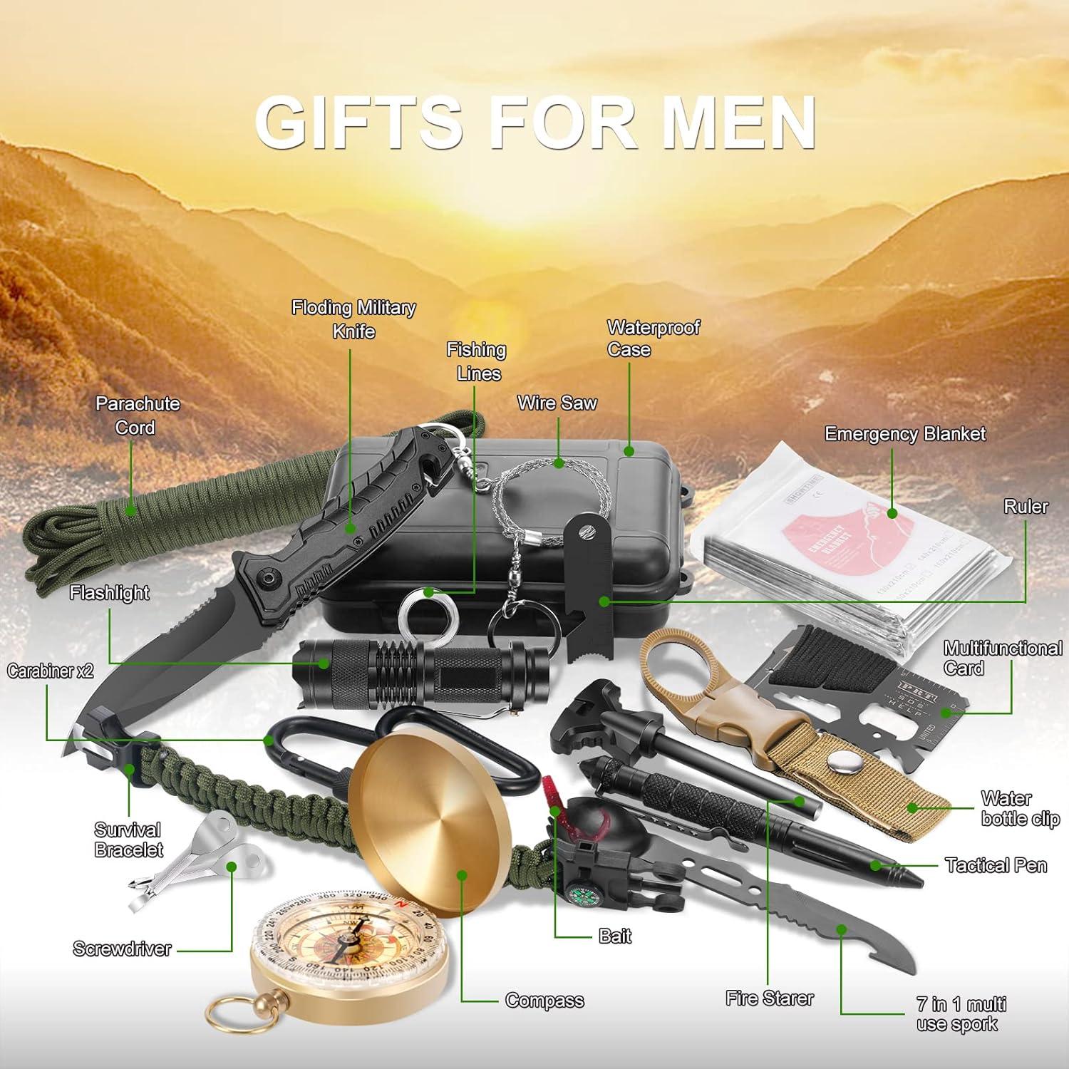 Kit de Supervivencia 22 en 1 Verifygear para Emergencias