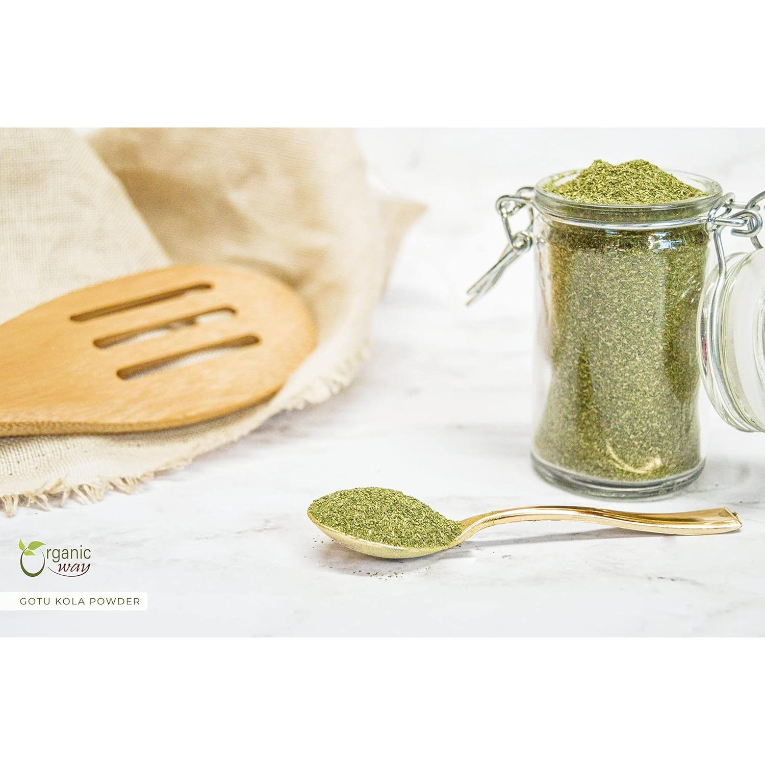 Polvo de Gotu Kola Orgánico 113.4g - Organic Way Vegano