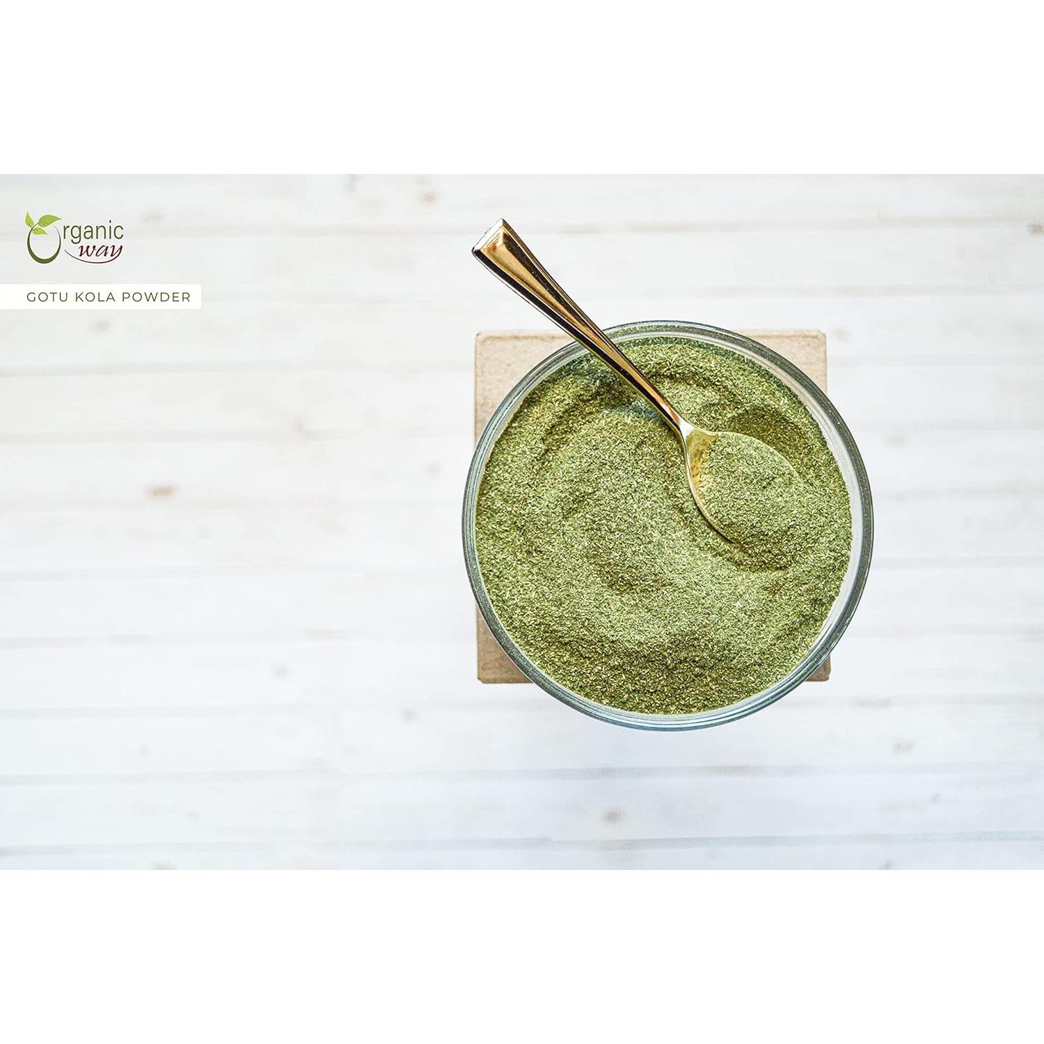 Polvo de Gotu Kola Orgánico 113.4g - Organic Way Vegano