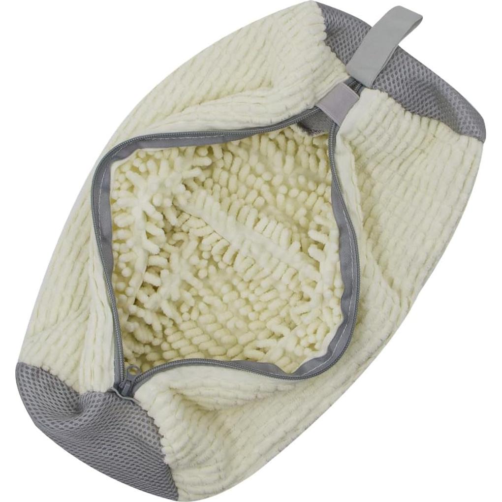 Bolsa de Lavado de Zapatos Reutilizable Genérico 39x19 cm 2 PCS Beige