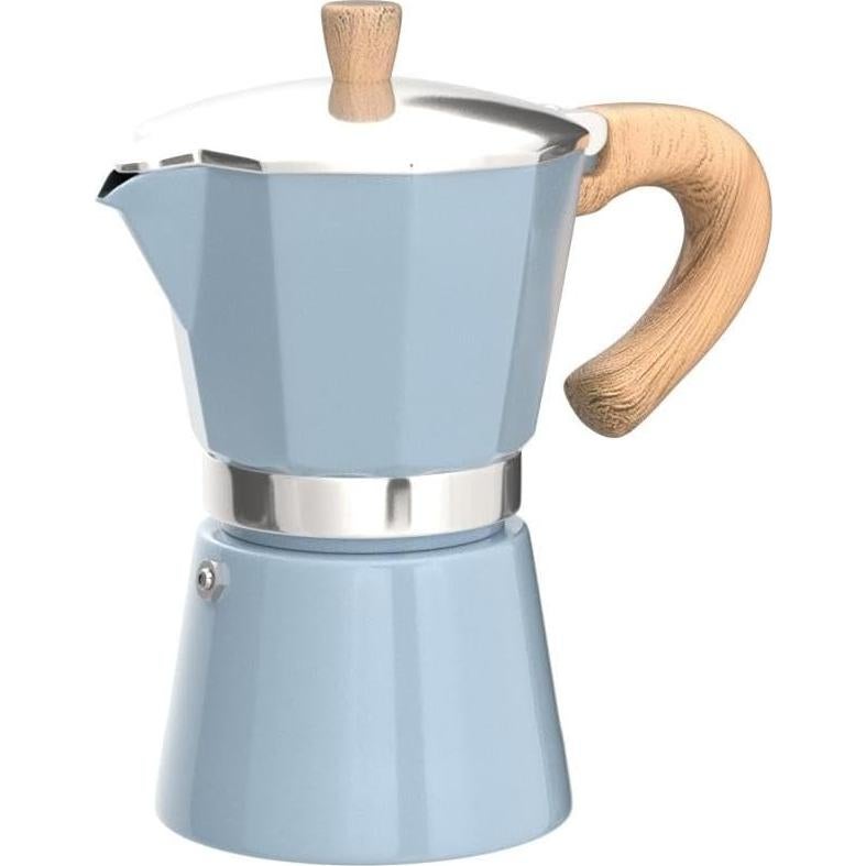 Cafetera Moka Pot MORDEN MS 6 Tazas Manual Azul 300ml
