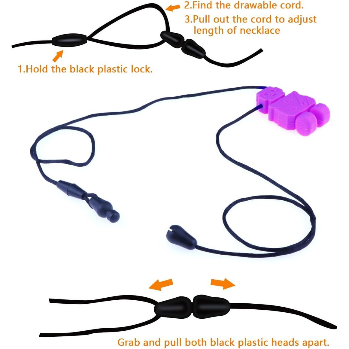 Collar Masticable Sensorial TUXEPOC 5 Piezas Robot para Niños