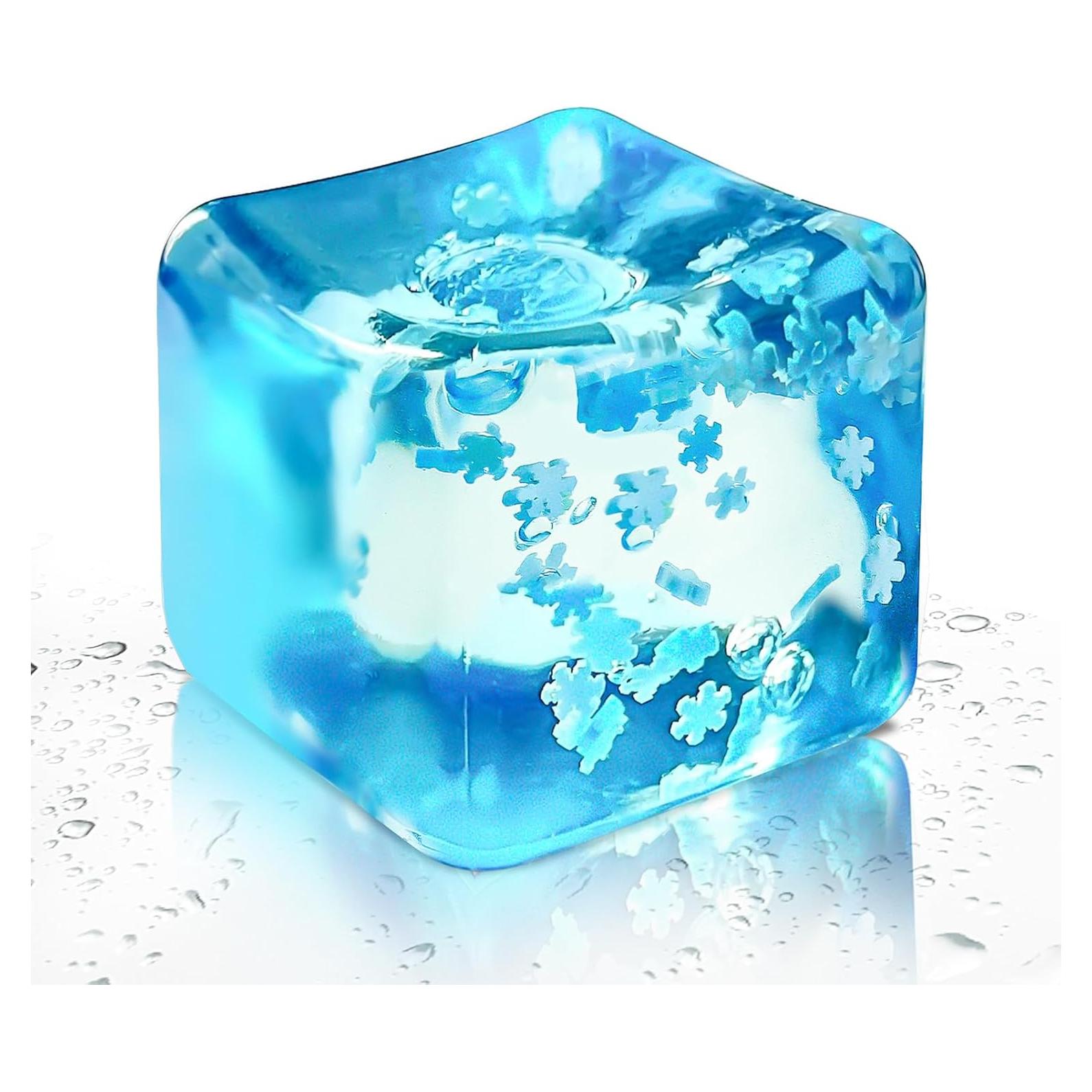 Cubo Antiestrés Rytopt Azul 4.8 cm Juguete Sensorial Compresión