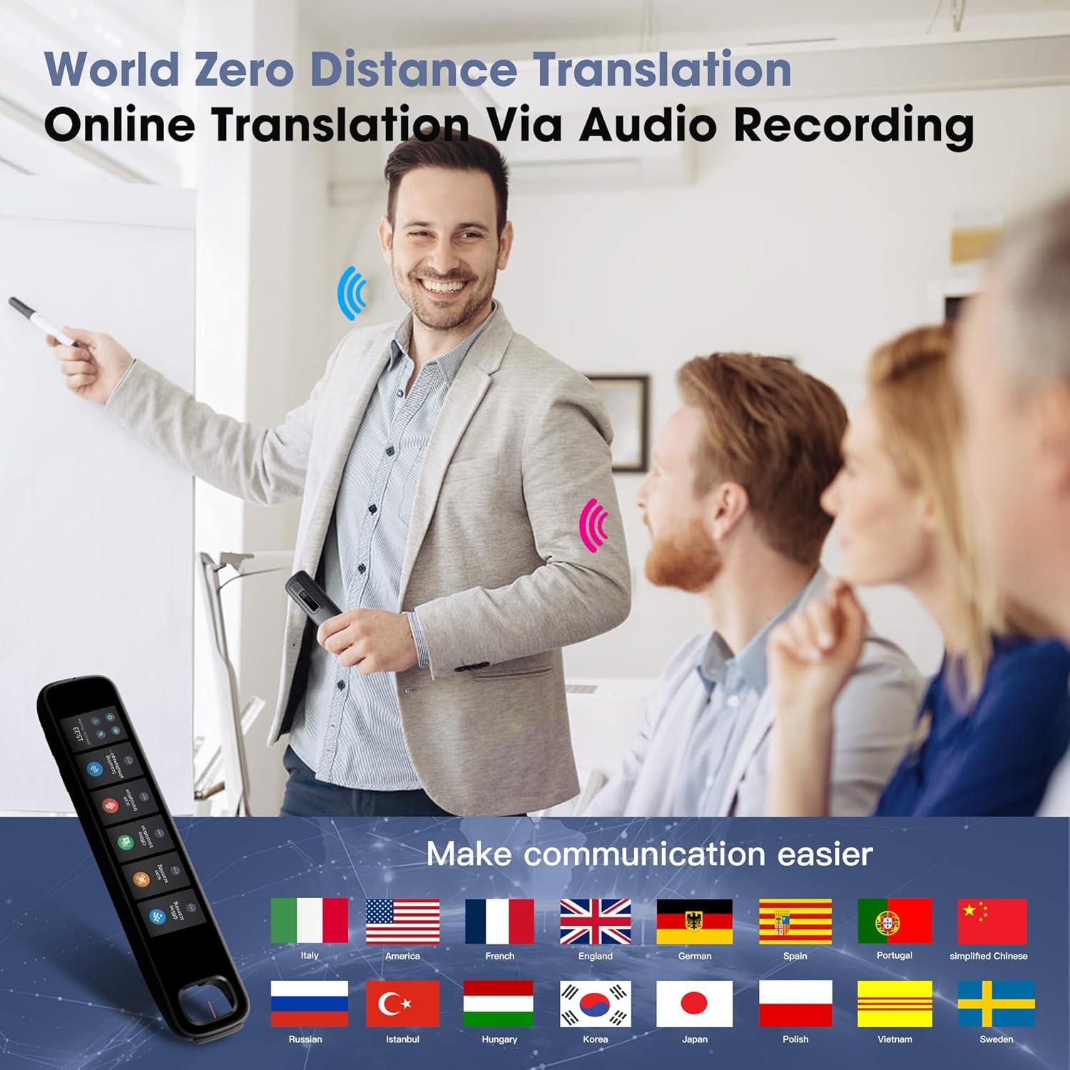 Bolígrafo Traductor E Teacher-TYF X10B 142 Idiomas Pantalla 3.71"