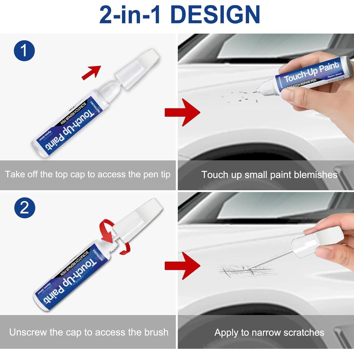 Bolígrafo de Reparación de Rayones KWONGLONG E7 Velocidad Azul 12ml