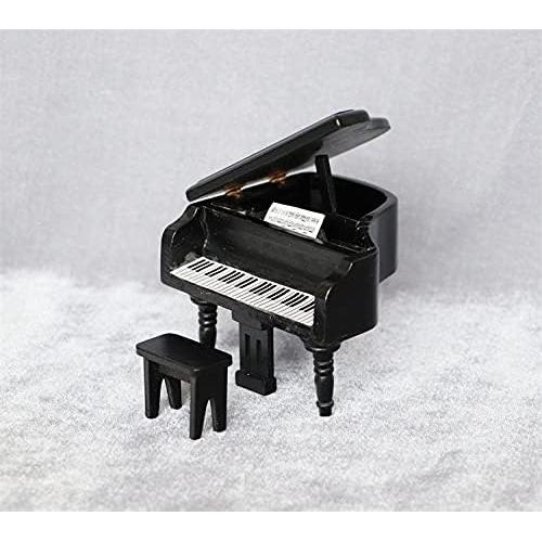 Piano en Miniatura Cutemini 1:12 con Taburete Negro
