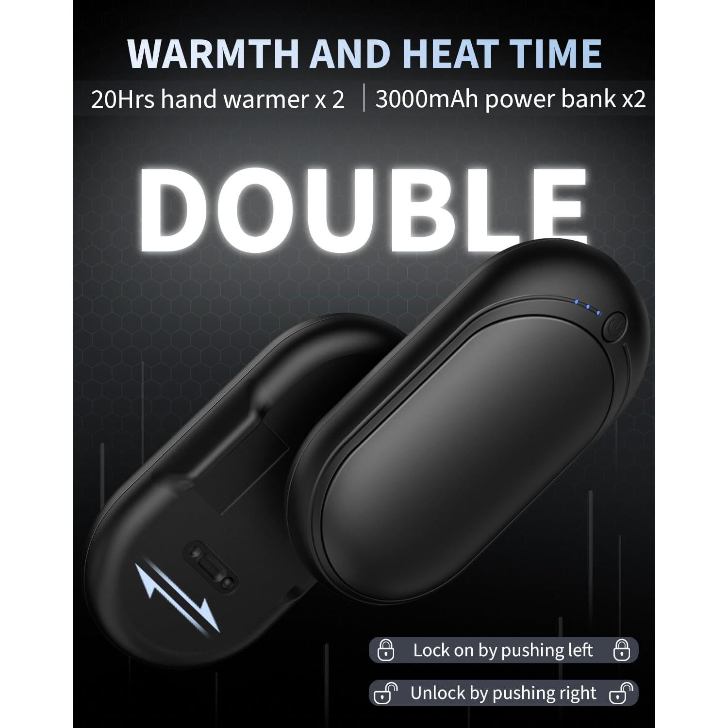 Calentadores de Manos Recargables KNIFOD AOY-712 6000mAh