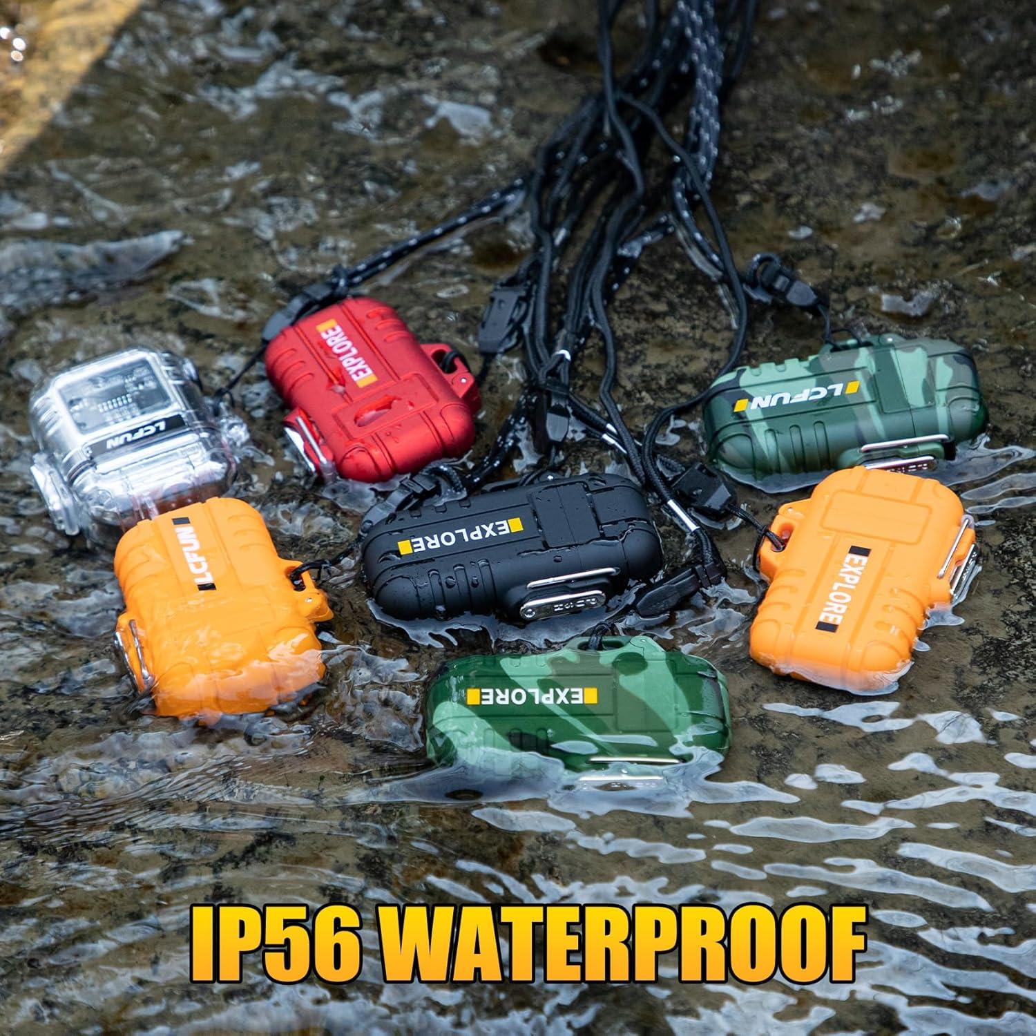 Encendedor Eléctrico LcFun Doble Arco Impermeable USB 45g