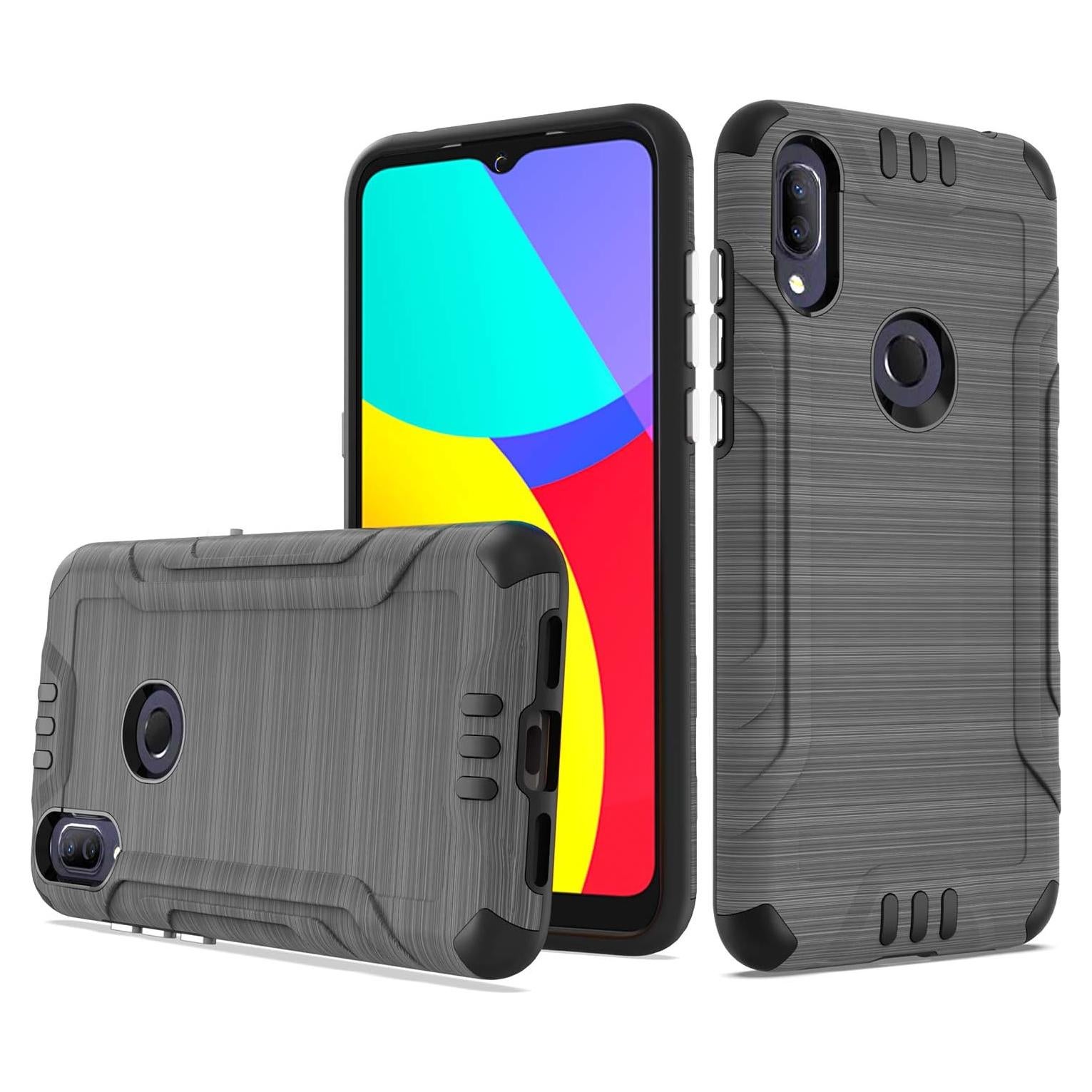 Funda Bumper HRWireless para Alcatel Lumos y Axel - Gris