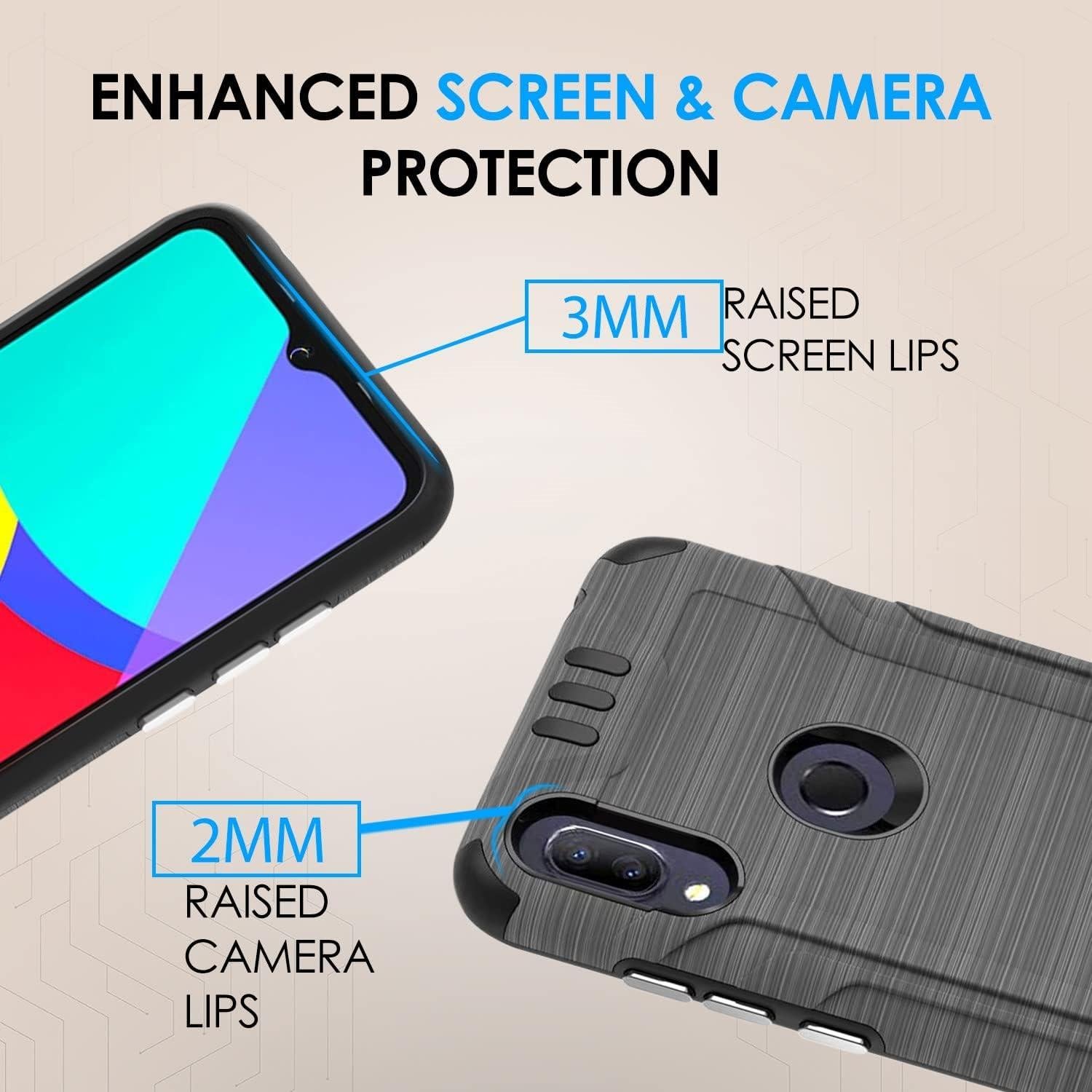 Funda Bumper HRWireless para Alcatel Lumos y Axel - Gris