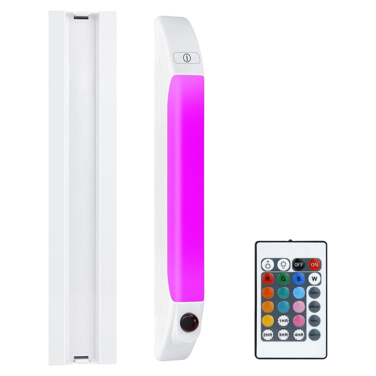 Luz LED Bajo Gabinete BIGMONAT RGB 10" Control Remoto