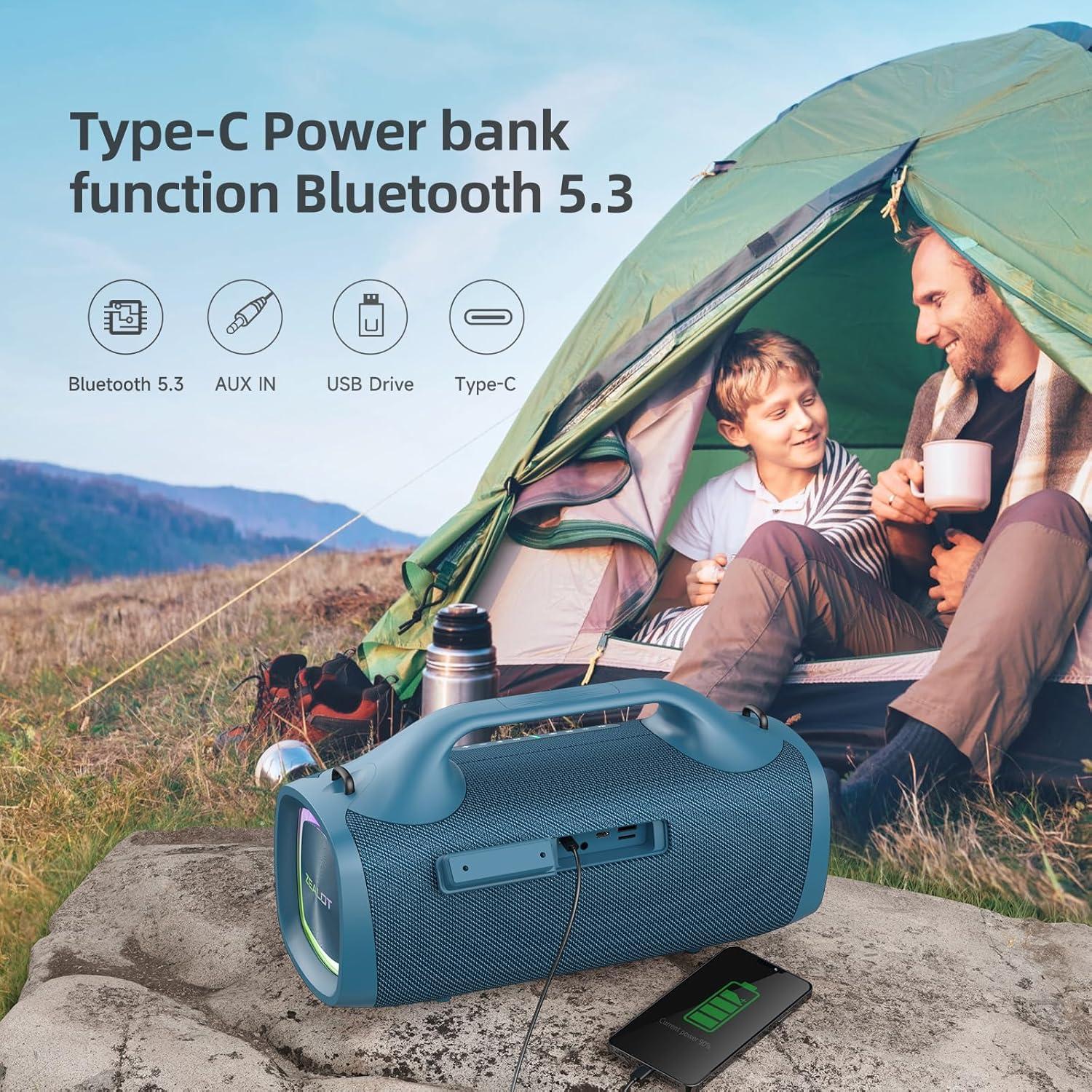 Altavoz Bluetooth ZEALOT S79 100W Impermeable 24000mAh
