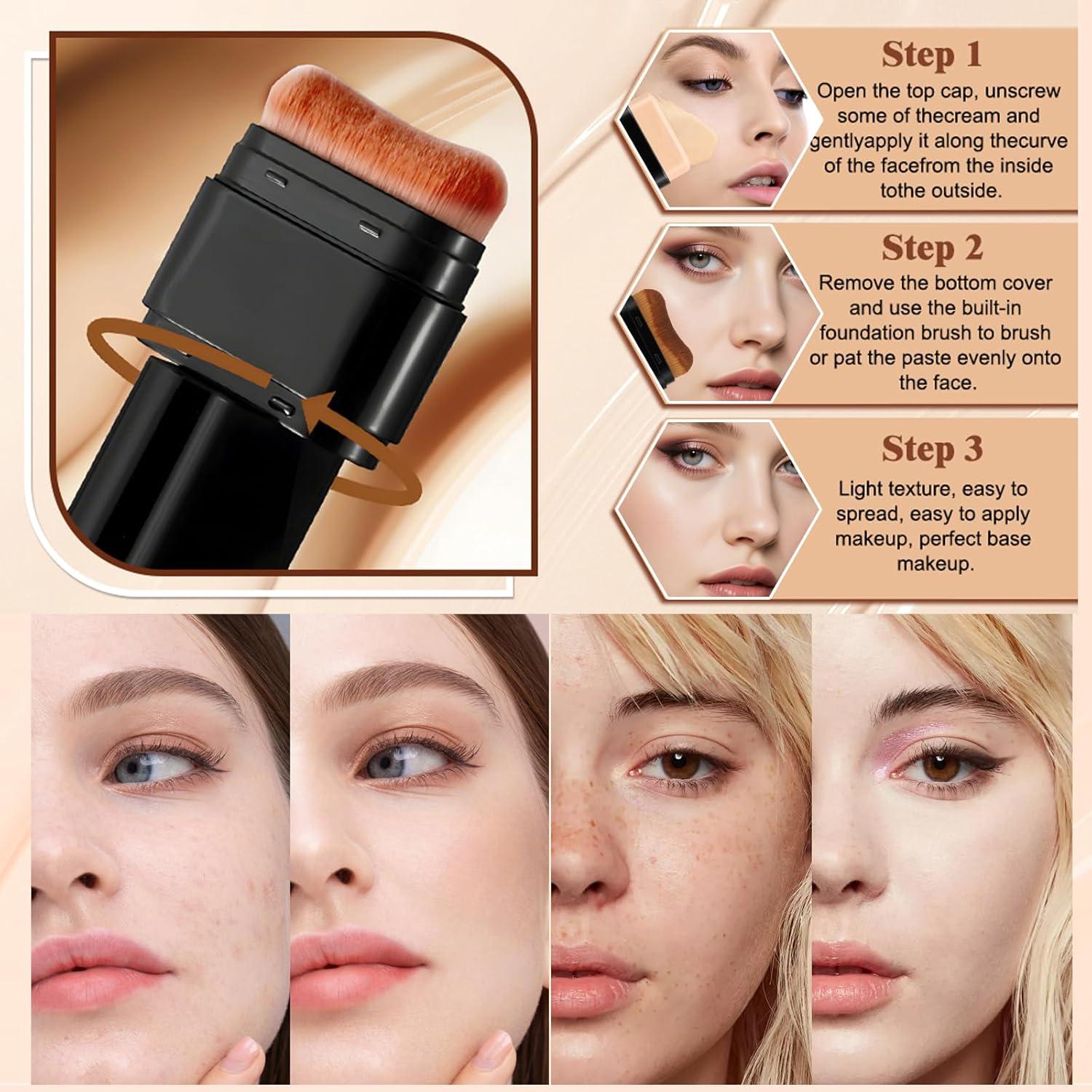Corrector en barra ZAIDOC 2 en 1 hidratante 59 g para ojeras
