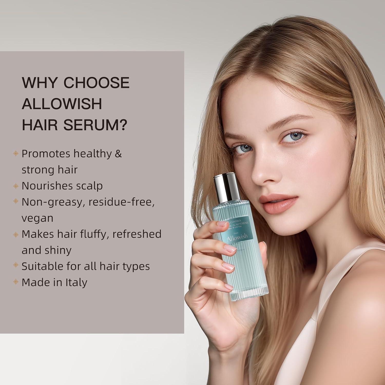 Suero Capilar Allowish 95 ml - Tratamiento Nutritivo para Cuero Cabelludo