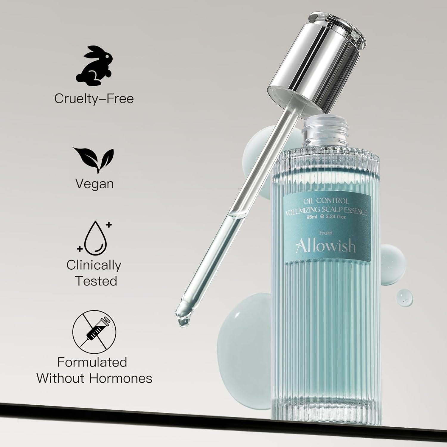 Suero Capilar Allowish 95 ml - Tratamiento Nutritivo para Cuero Cabelludo