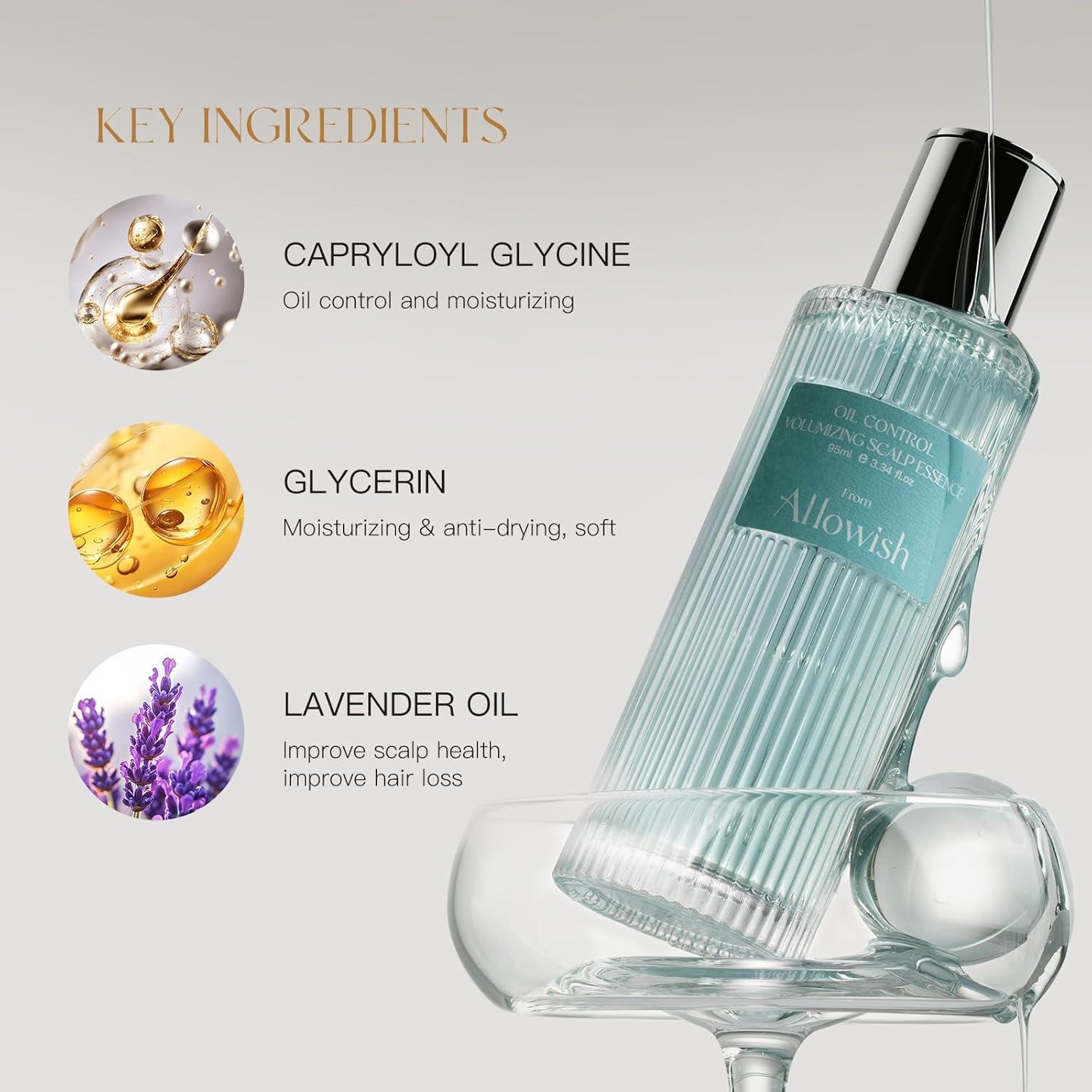 Suero Capilar Allowish 95 ml - Tratamiento Nutritivo para Cuero Cabelludo