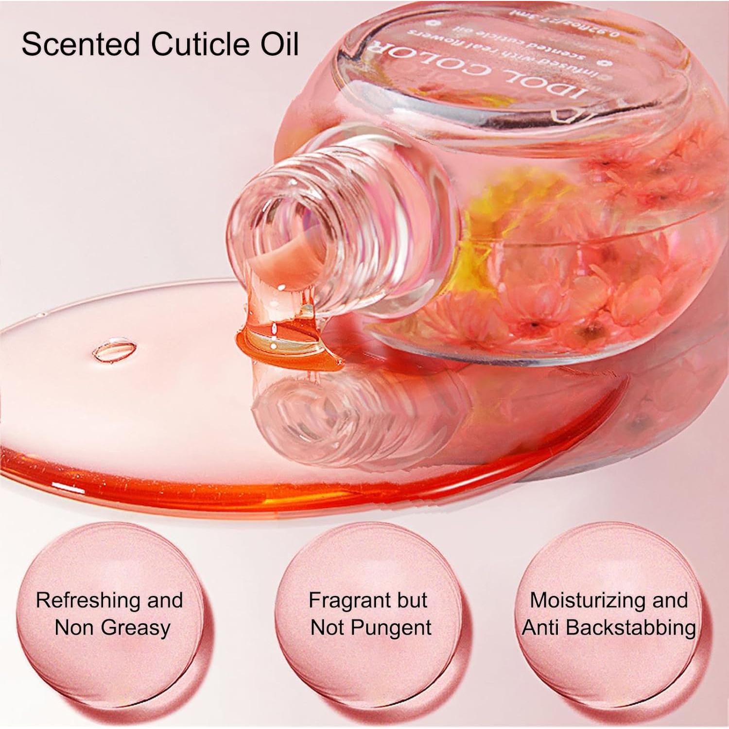 Aceite de Cutícula Aromático Floral 27.2 ml - Manzana