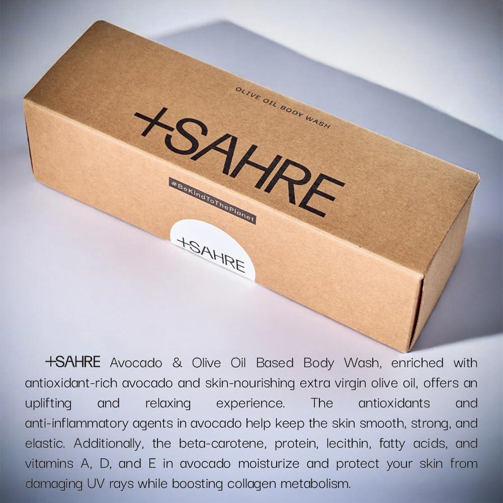 Gel de Ducha Natural Sahre 400ml - Aceite de Oliva y Aguacate