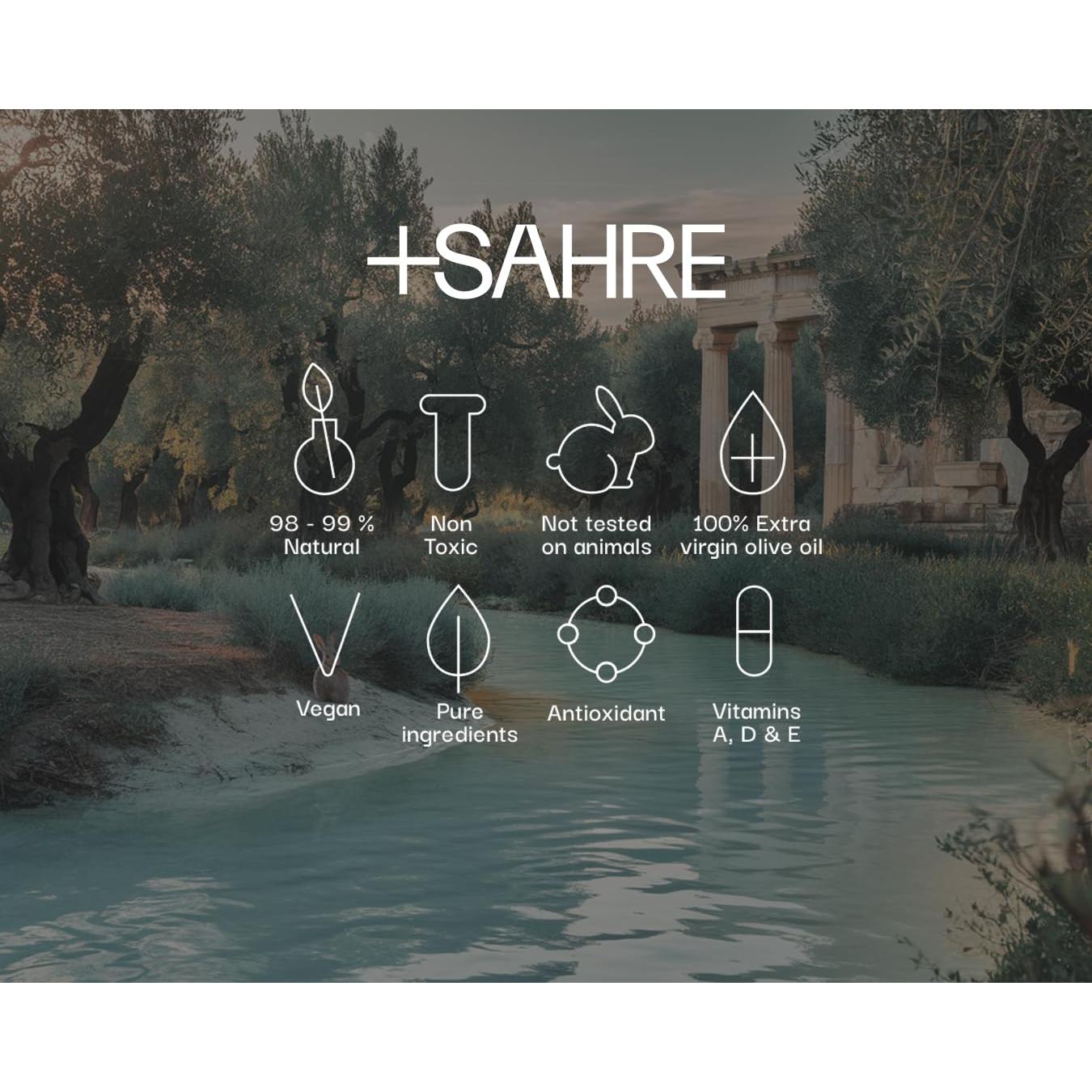 Gel de Ducha Natural Sahre 400ml - Aceite de Oliva y Aguacate