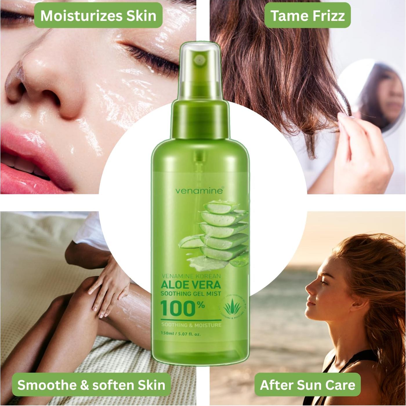 Gel Calmante e Hidratante de Aloe Vera Venamine 150g