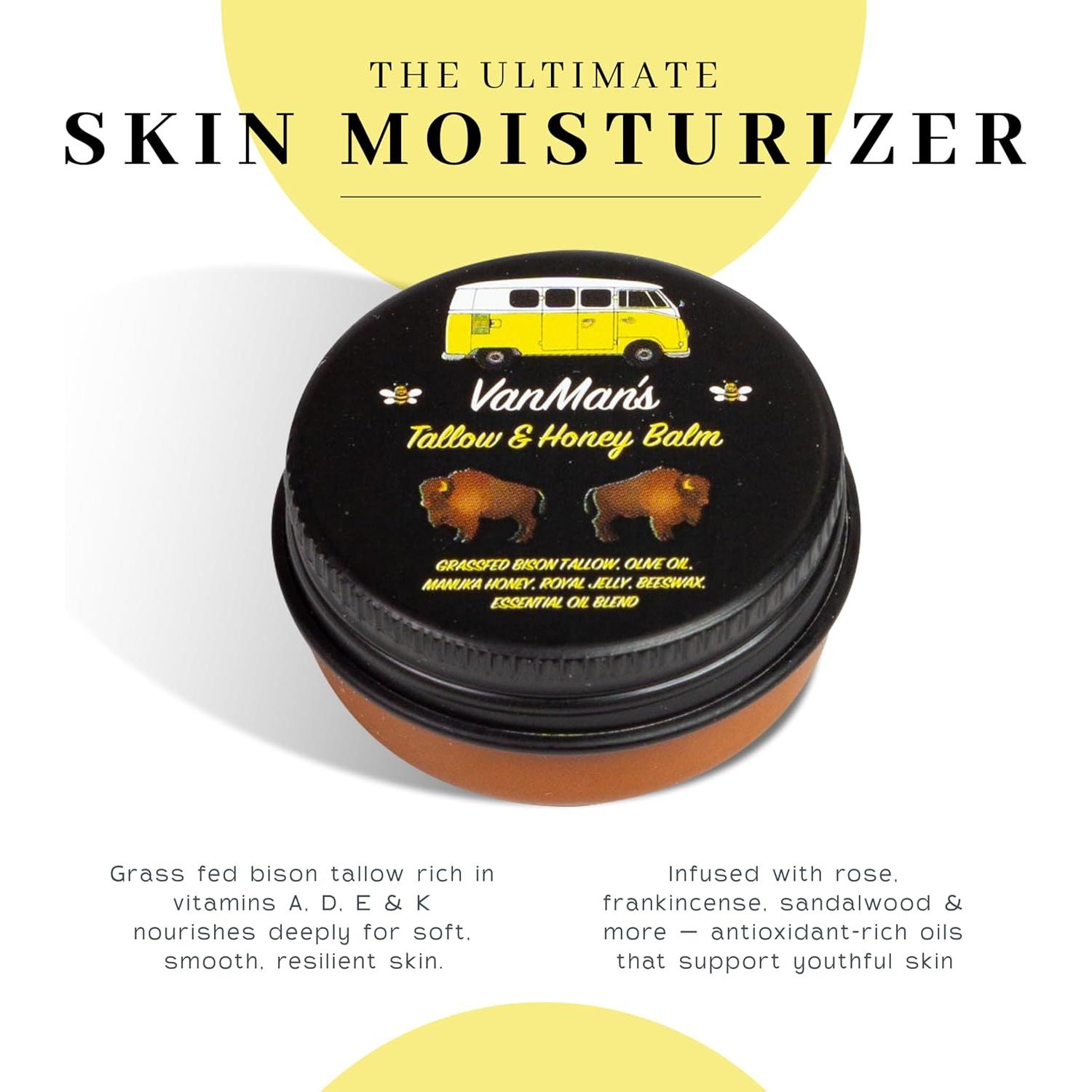 Bálsamo de Grasa de Bisonte Vanman 7.09g - Cuidado Piel Seca