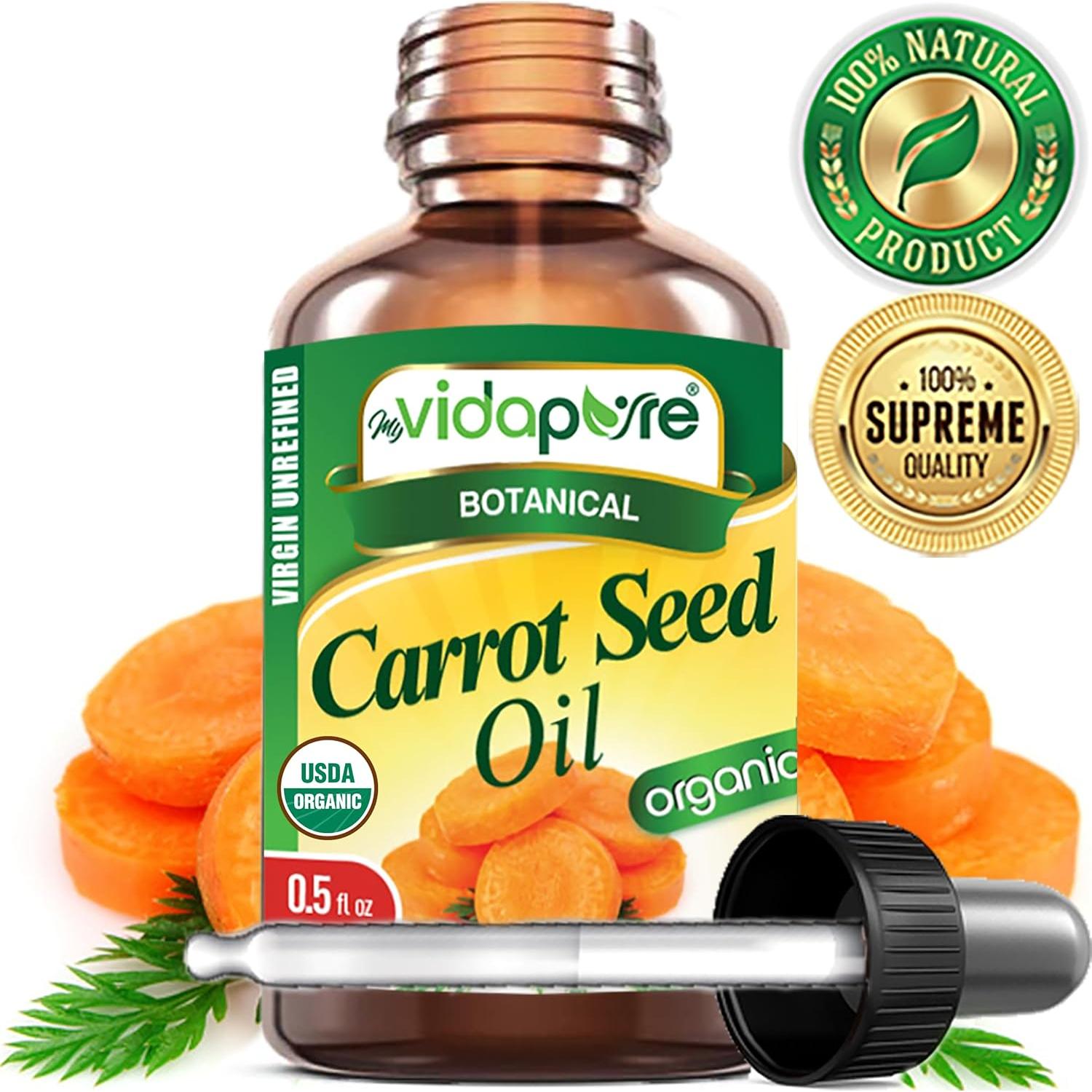 Aceite de Semilla de Zanahoria Orgánico myVidaPure 14.79 ml