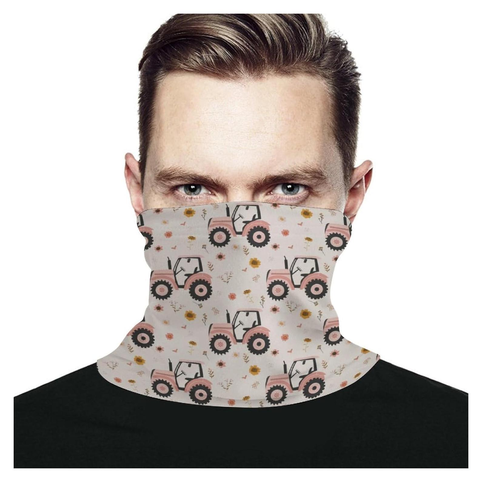 Máscara Facial Colorida para Adultos - Protección UV y Polvo