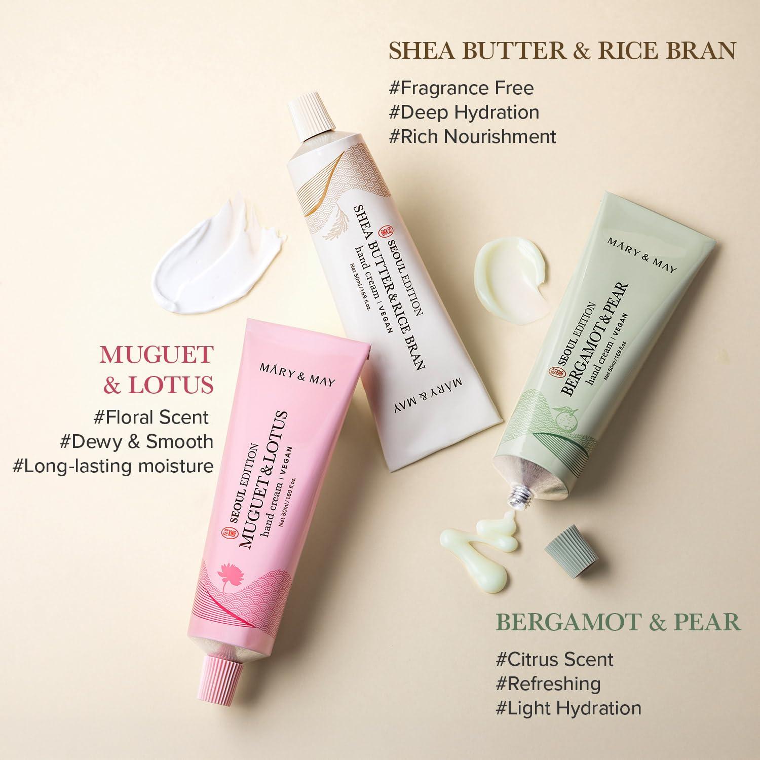 Crema de Manos Mary&May Bergamota y Pera 80g Vegana