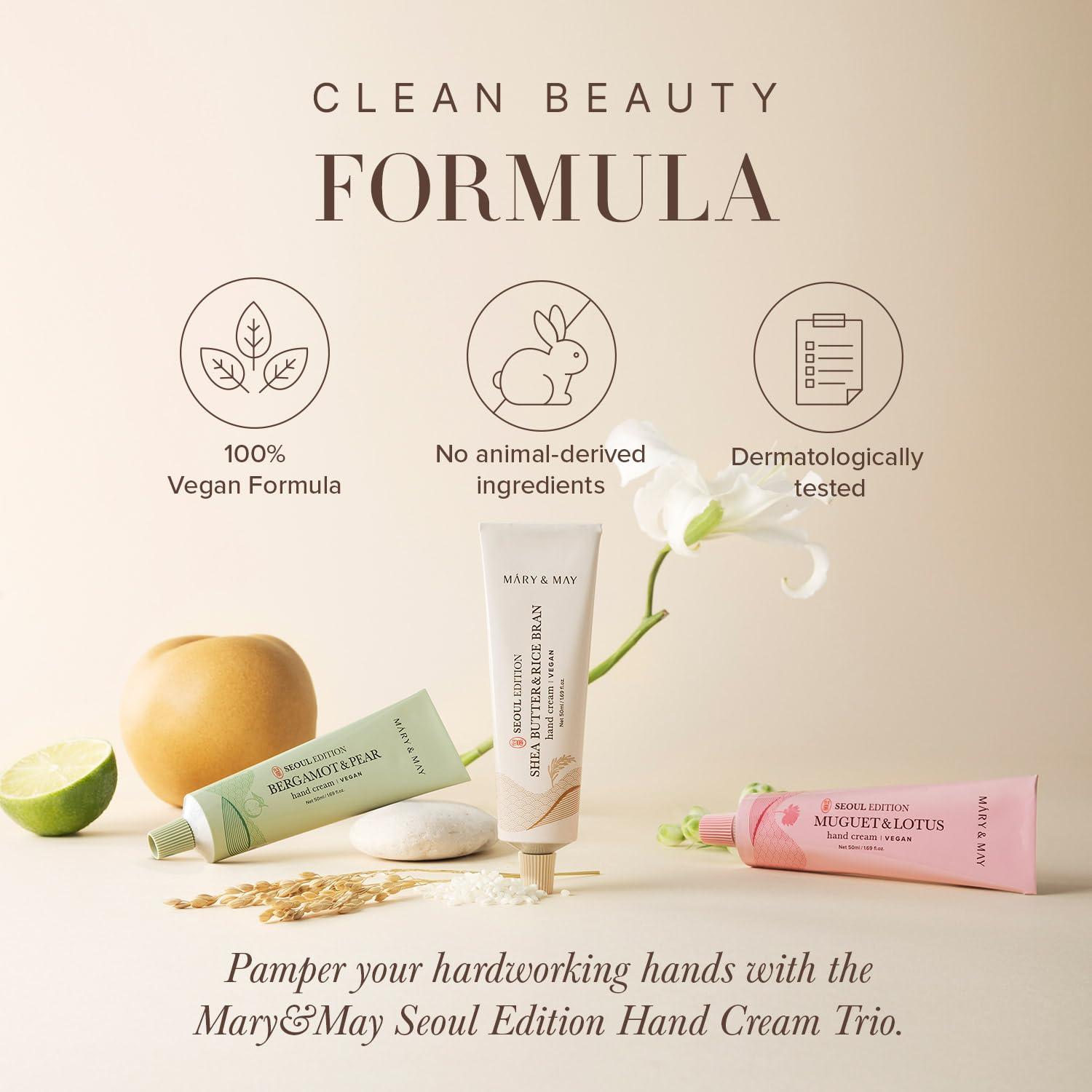 Crema de Manos Mary&May Bergamota y Pera 80g Vegana