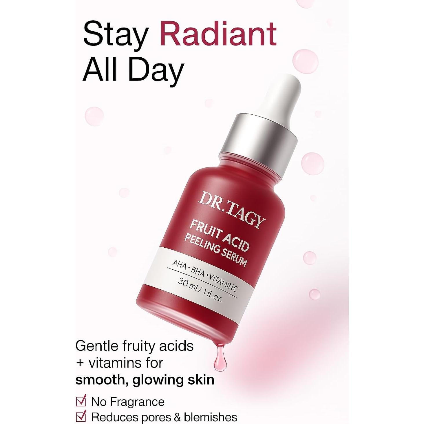 Suero Exfoliante DR.TAGY 30ml - AHA, BHA y Vitamina C