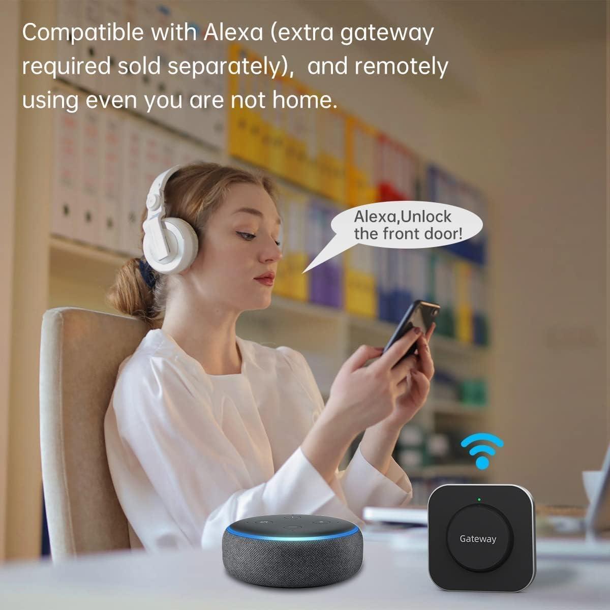 Cerradura Inteligente SMONET A1-BBF2H-S con Huella Dactilar