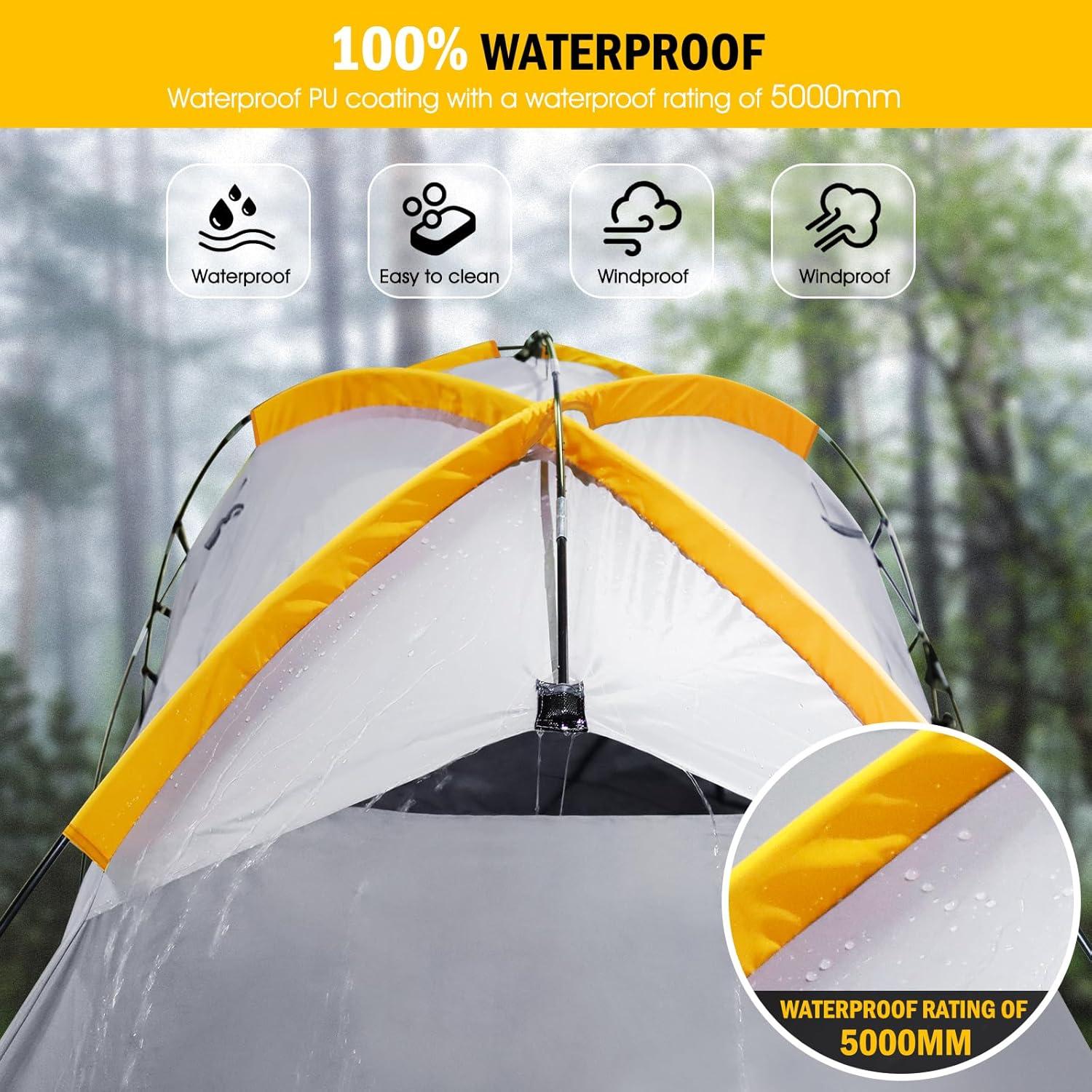 Carpa Pickup Qualencey 5.5-6.3FT Impermeable para Camping