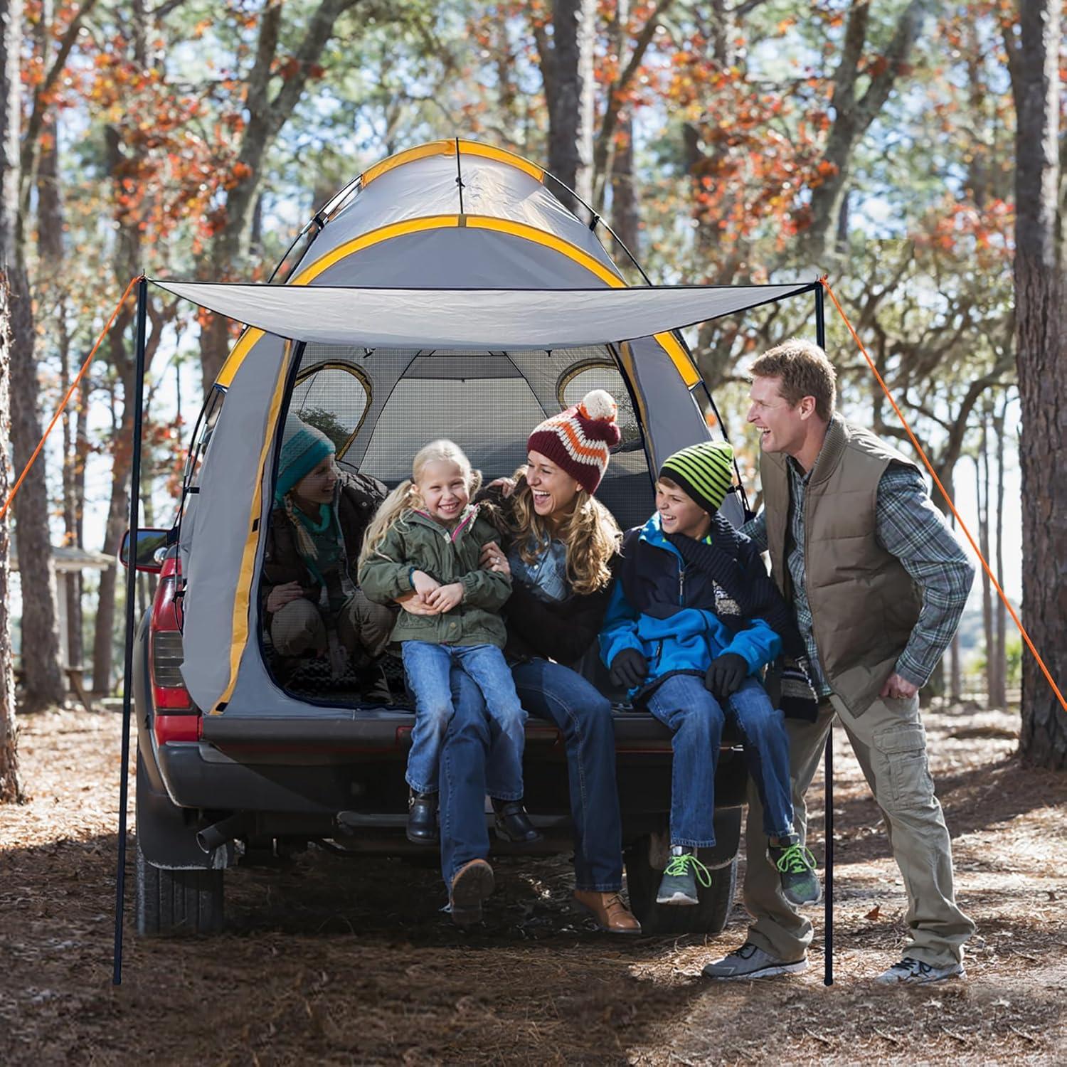 Carpa Pickup Qualencey 5.5-6.3FT Impermeable para Camping