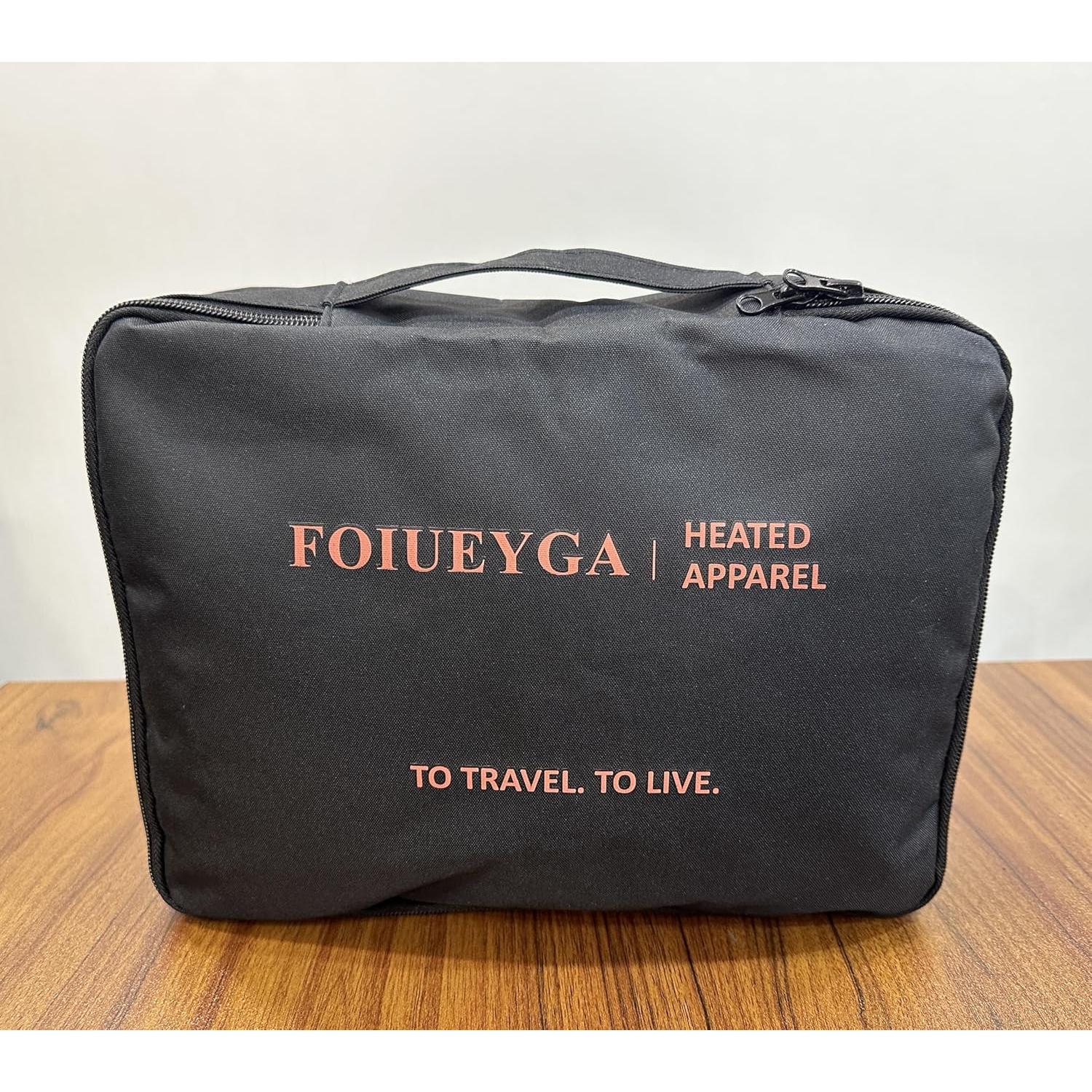 Chaleco Térmico Unisex 16000mAh DC 7.4V Ligero Negro