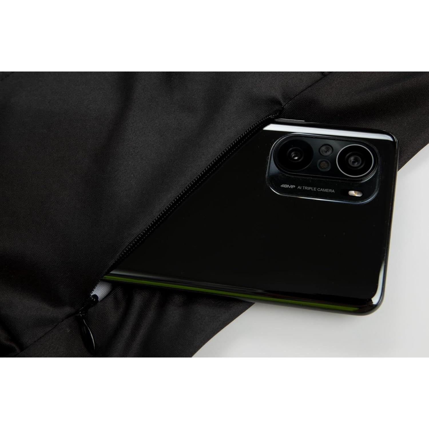 Jersey de Ciclismo Térmico GCRFL para Hombres - Invierno Negro