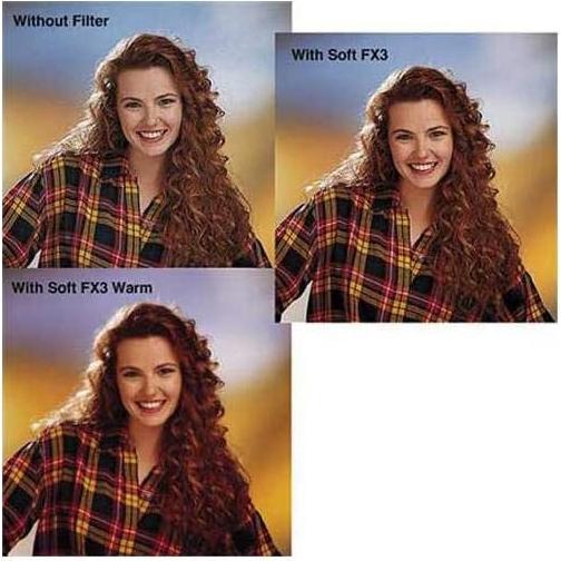 Filtro de lente Tiffen 37mm Soft FX 1/2 para retratos