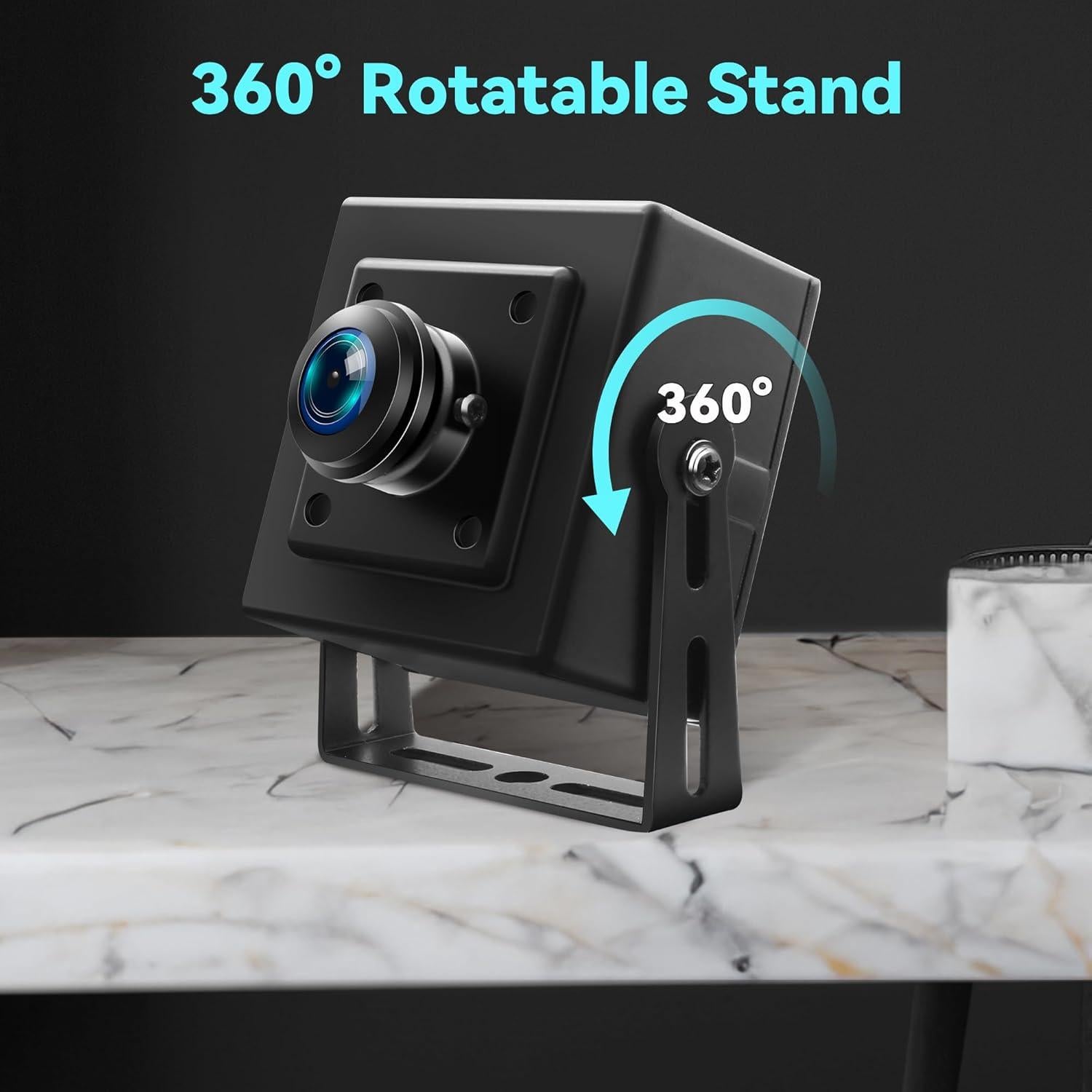 Cámara USB 5MP Hotpet con Lente 100 Grados Sin Distorsión